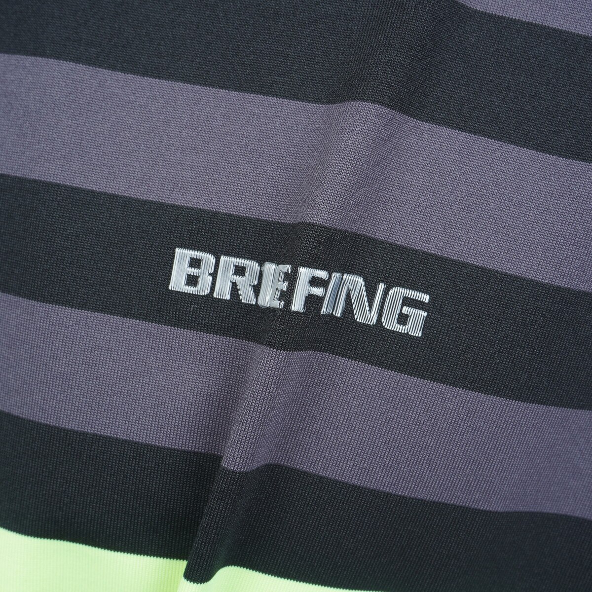 マリン ストライプ RF ハイネック半袖シャツ(半袖シャツ・ポロシャツ