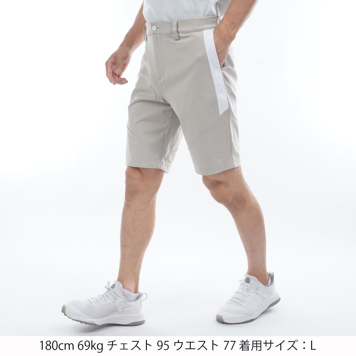 【新品・未使用】ブリーフィング　ロゴライン　ショートパンツ　BRG251M50 ロゴ ライン ショートパンツ(ハーフパンツ)|BRIEFING