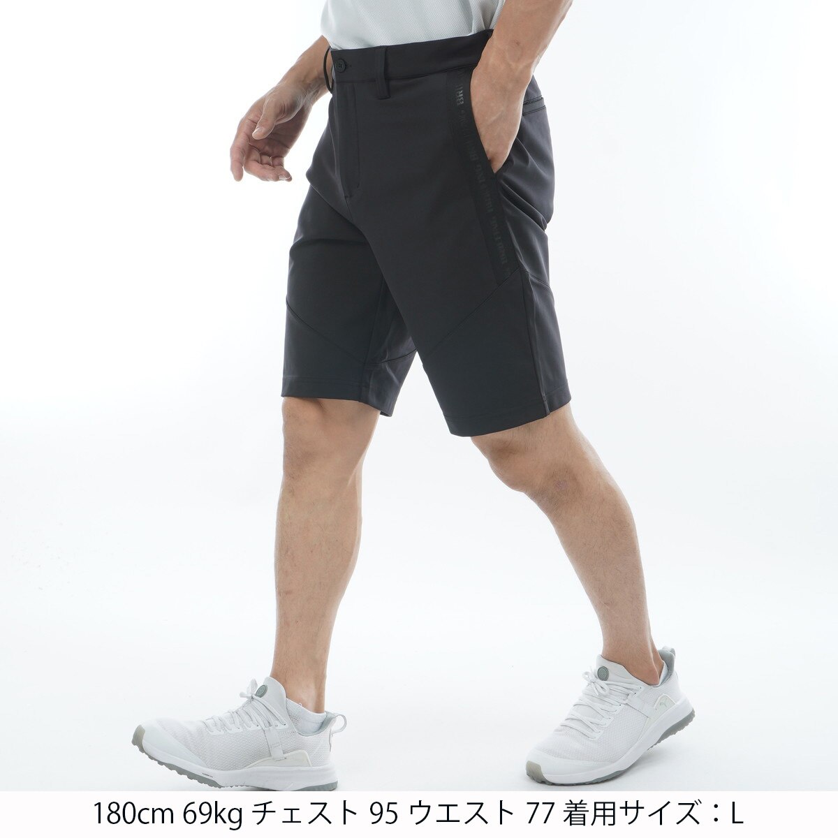 【新品・未使用】ブリーフィング　ロゴライン　ショートパンツ　BRG251M50 MEN'S LOGO LINE SHORT PANTS（メンズロゴラインショートパンツ