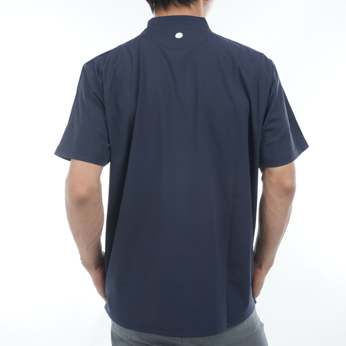 ロゴ ライン RF ハイネック半袖シャツ(半袖シャツ・ポロシャツ