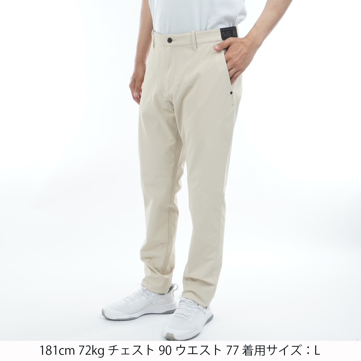 BRIEFING ブリーフィング　2025春夏ロゴラインパンツ　着用1回美品 ロゴ エラスティック サマーパンツ(ロングパンツ)|BRIEFING