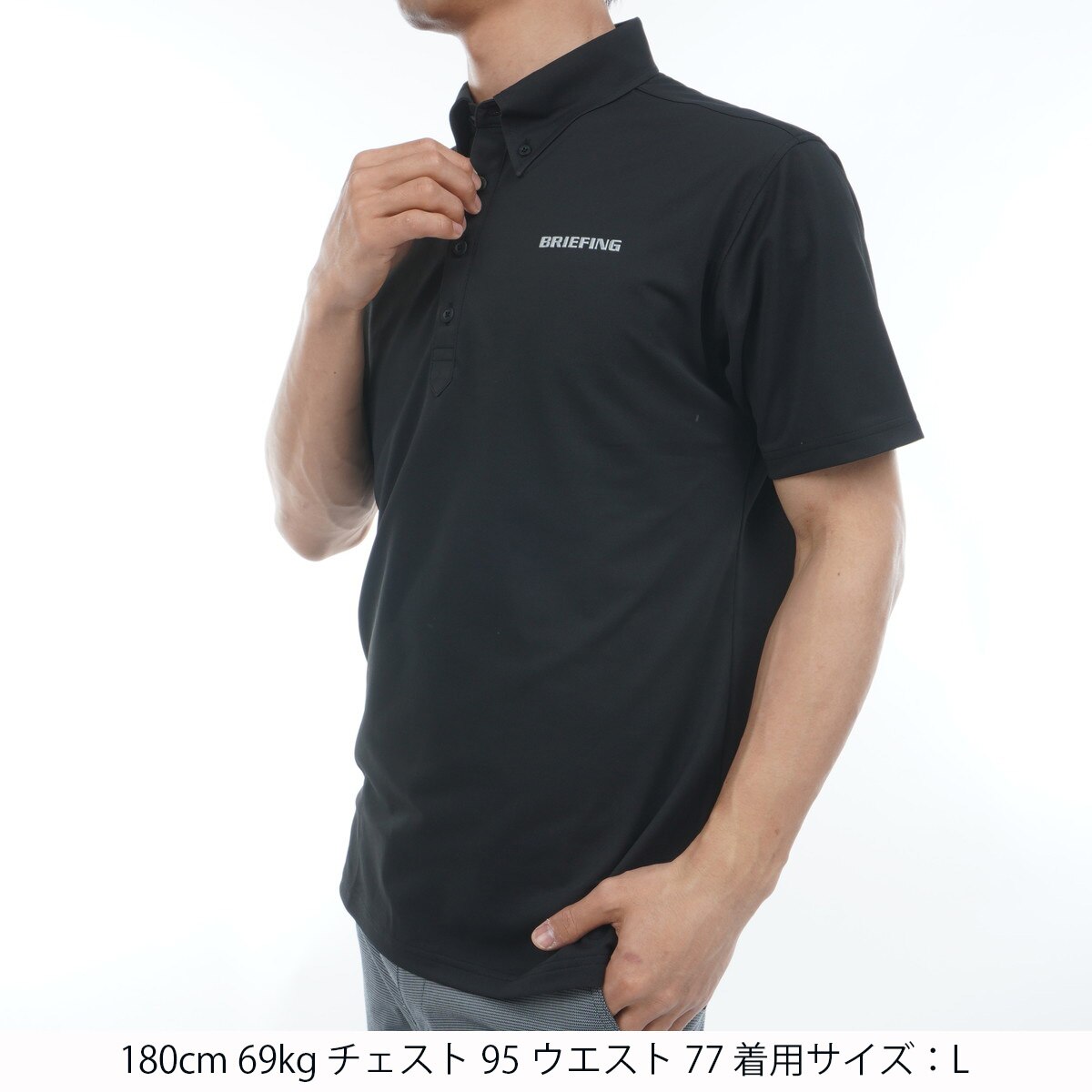 ストレッチ ドレス ボタンダウン 半袖ポロシャツ(半袖シャツ