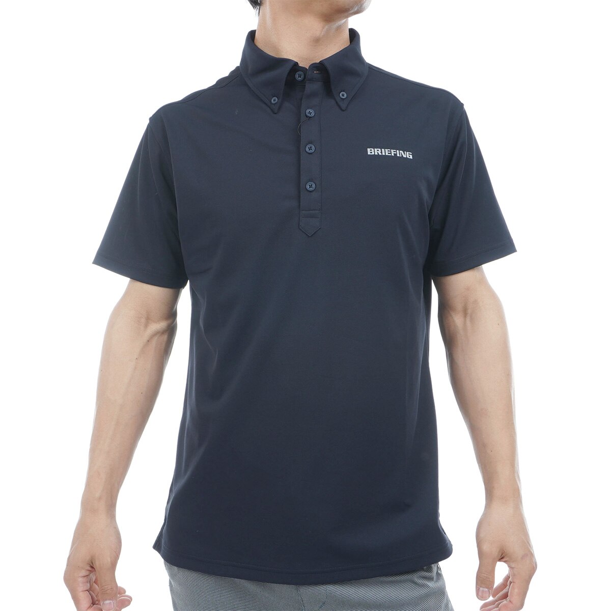 ストレッチ ドレス ボタンダウン 半袖ポロシャツ(半袖シャツ