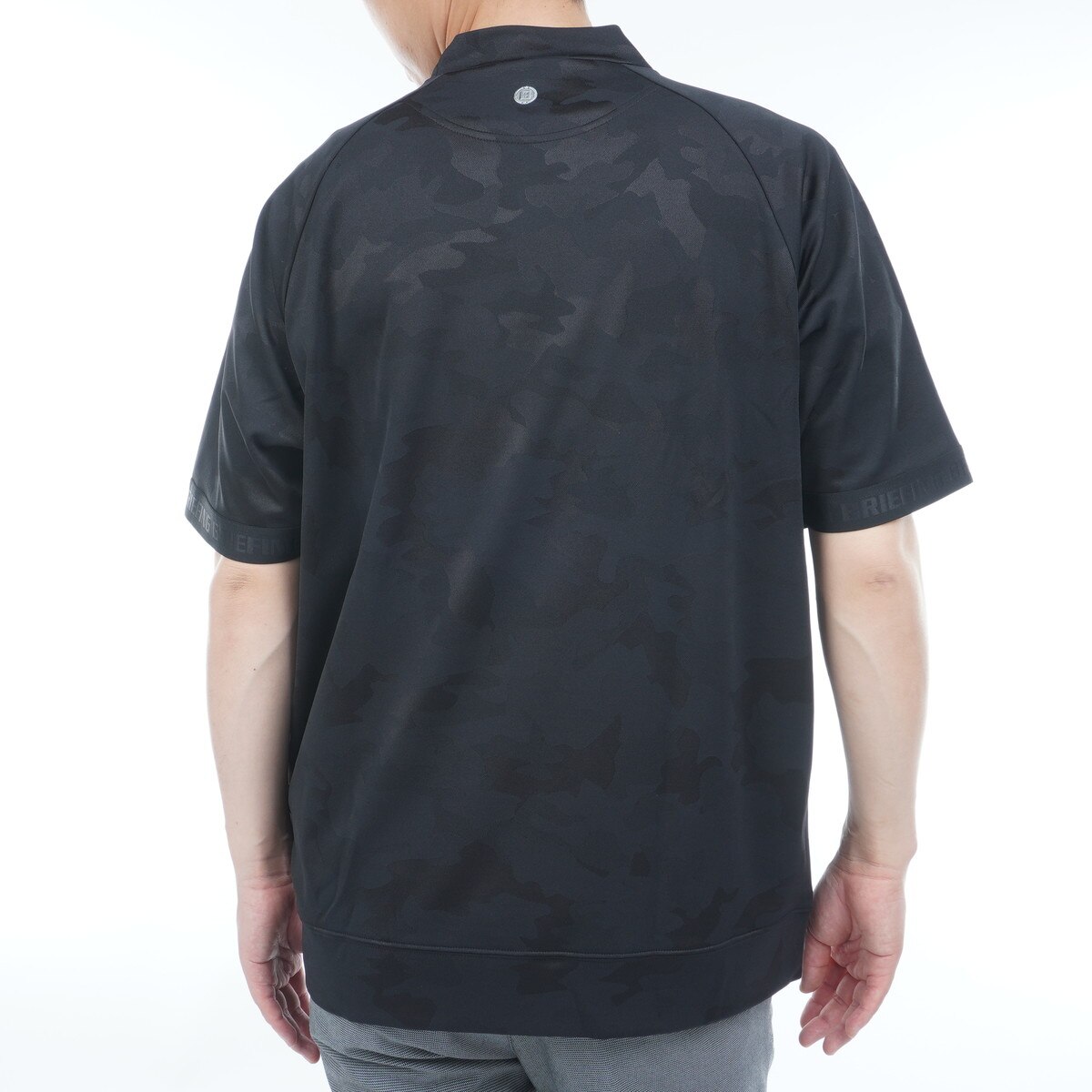 カモ ジャカード RF ハイネック半袖シャツ(半袖シャツ・ポロシャツ