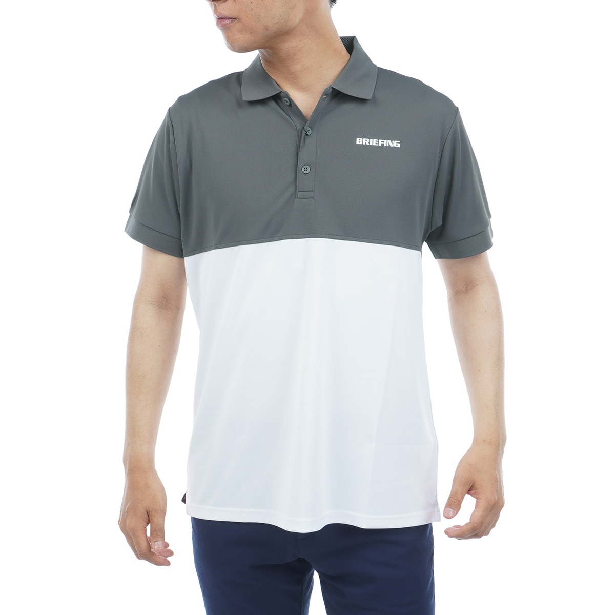 ブリーフィング　ポロシャツ M セール】【BRIEFING GOLF／ブリーフィングゴルフ】MEN'S LINEN-T