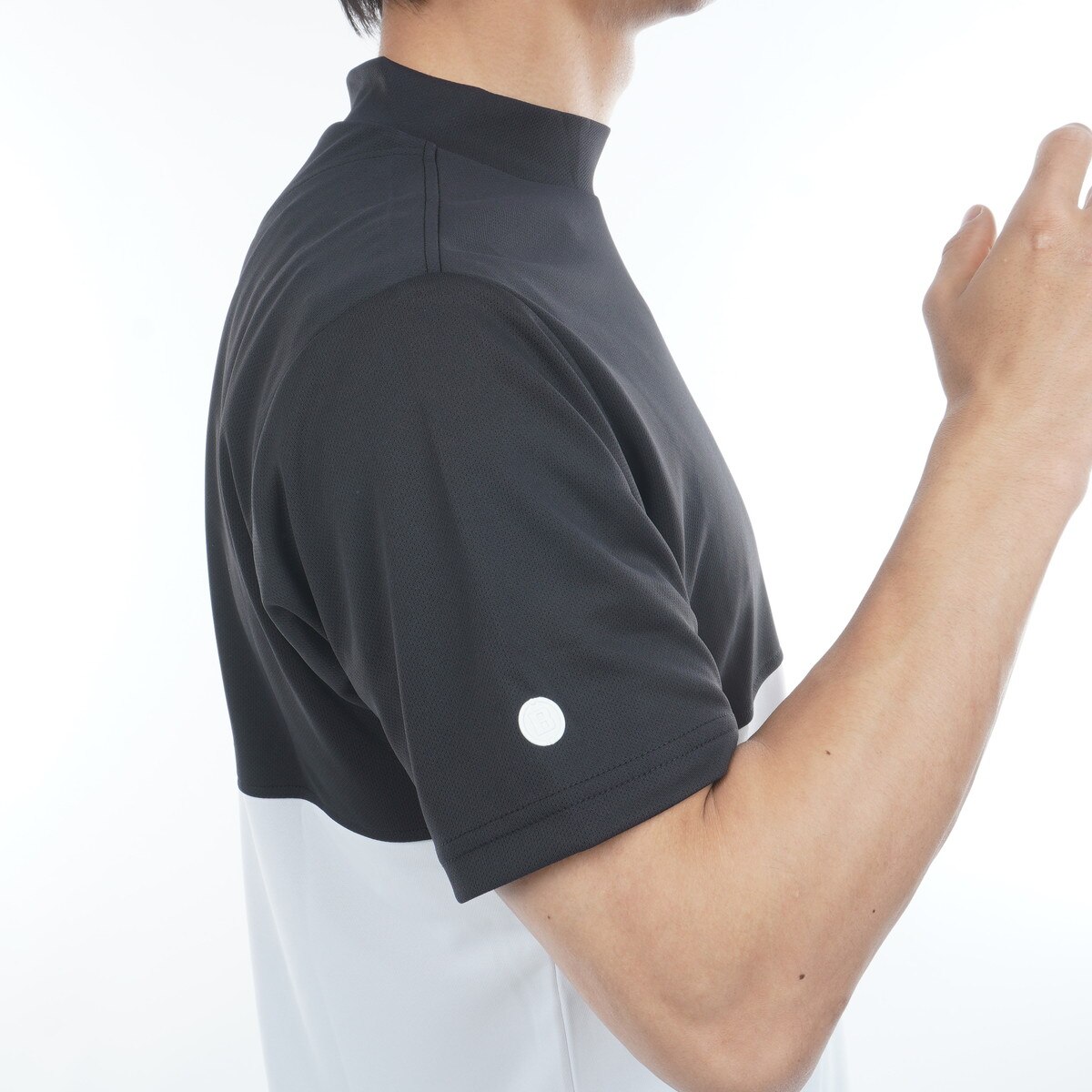 バイカラー ハイネック半袖シャツ(半袖シャツ・ポロシャツ)|BRIEFING