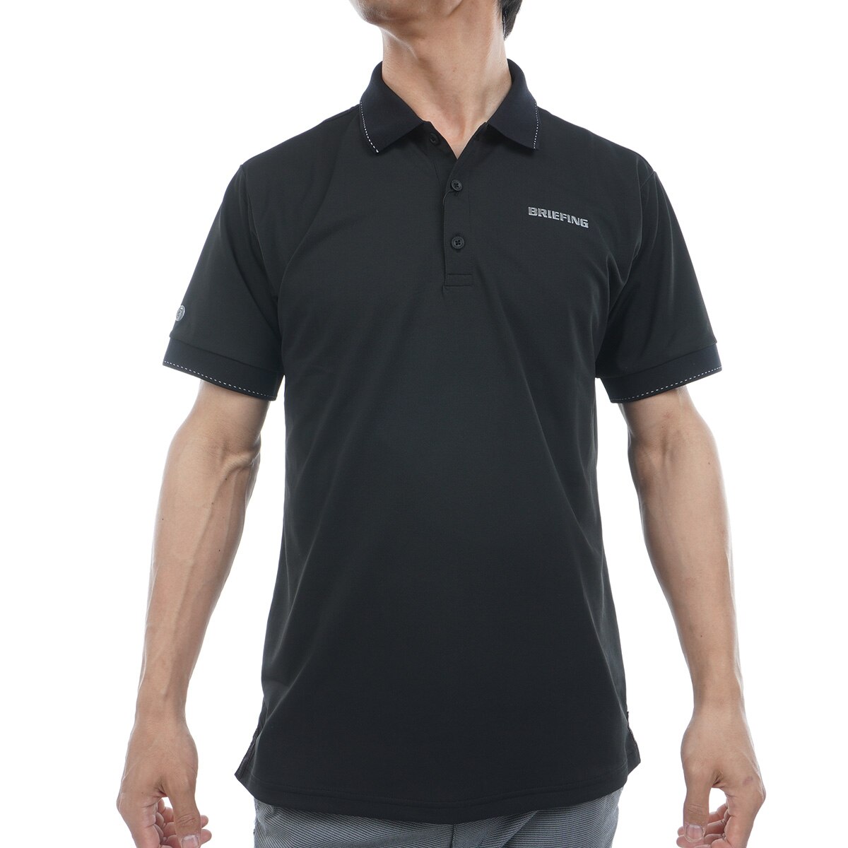 【未使用新品‼️】BRIEFING半袖シャツMonogram POLO Mサイズ ツアー 半袖ポロシャツ(半袖シャツ・ポロシャツ)|BRIEFING