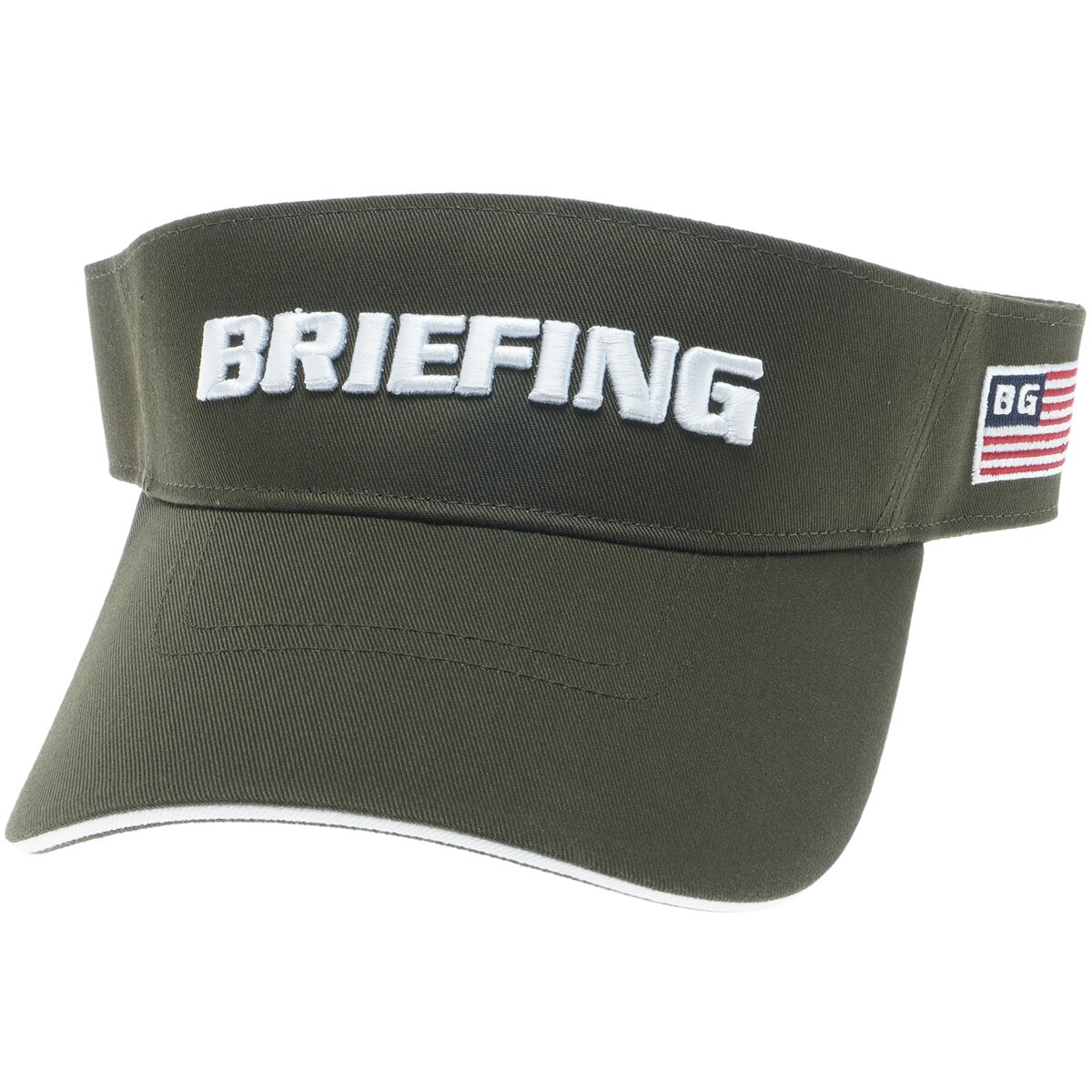 BRIEFING サンバイザー 刺繍ロゴ入り 黒 コットン スポーツ向け 楽天市場】ブリーフィング サン バイザー（スポーツ・アウトドア