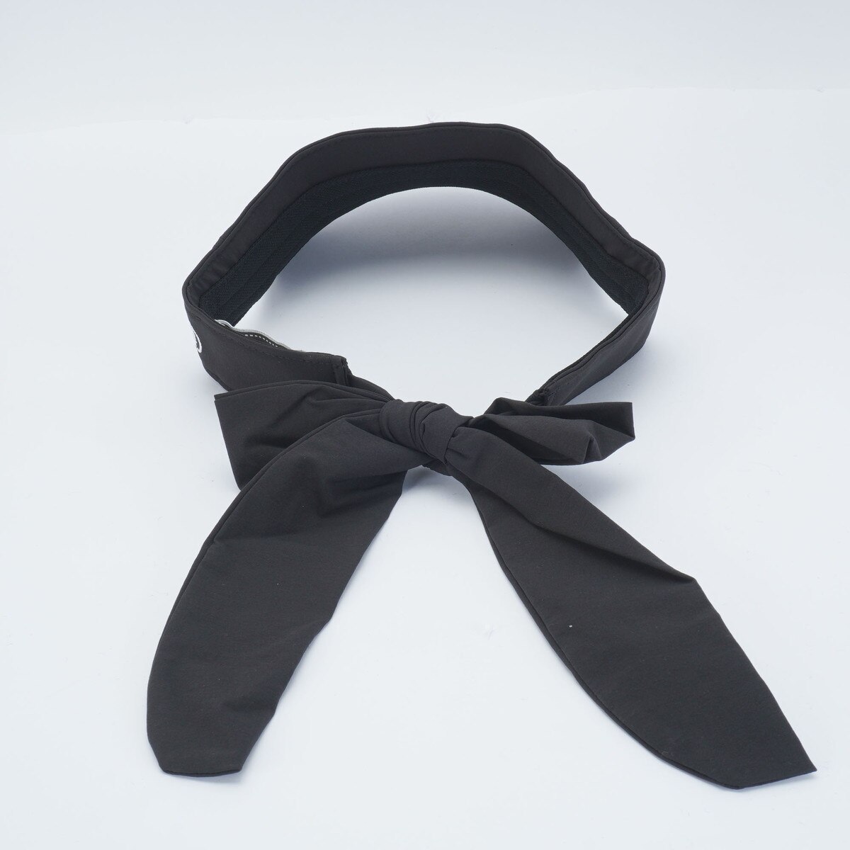 値下げしました！Briefing リボン付きブラウンバイザー 25SS】WOMEN リボンバイザー ブラック