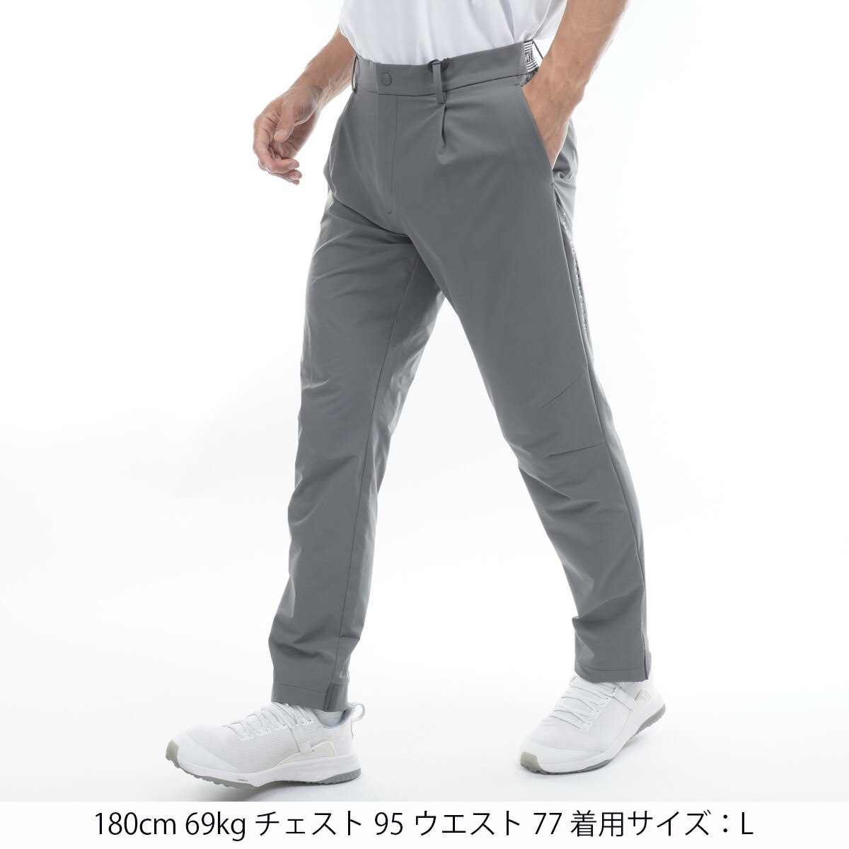ユナイテッドアローズ　ゴルフパンツ Lサイズ メンズ 360° スリムパンツ ―撥水 ストレッチ―