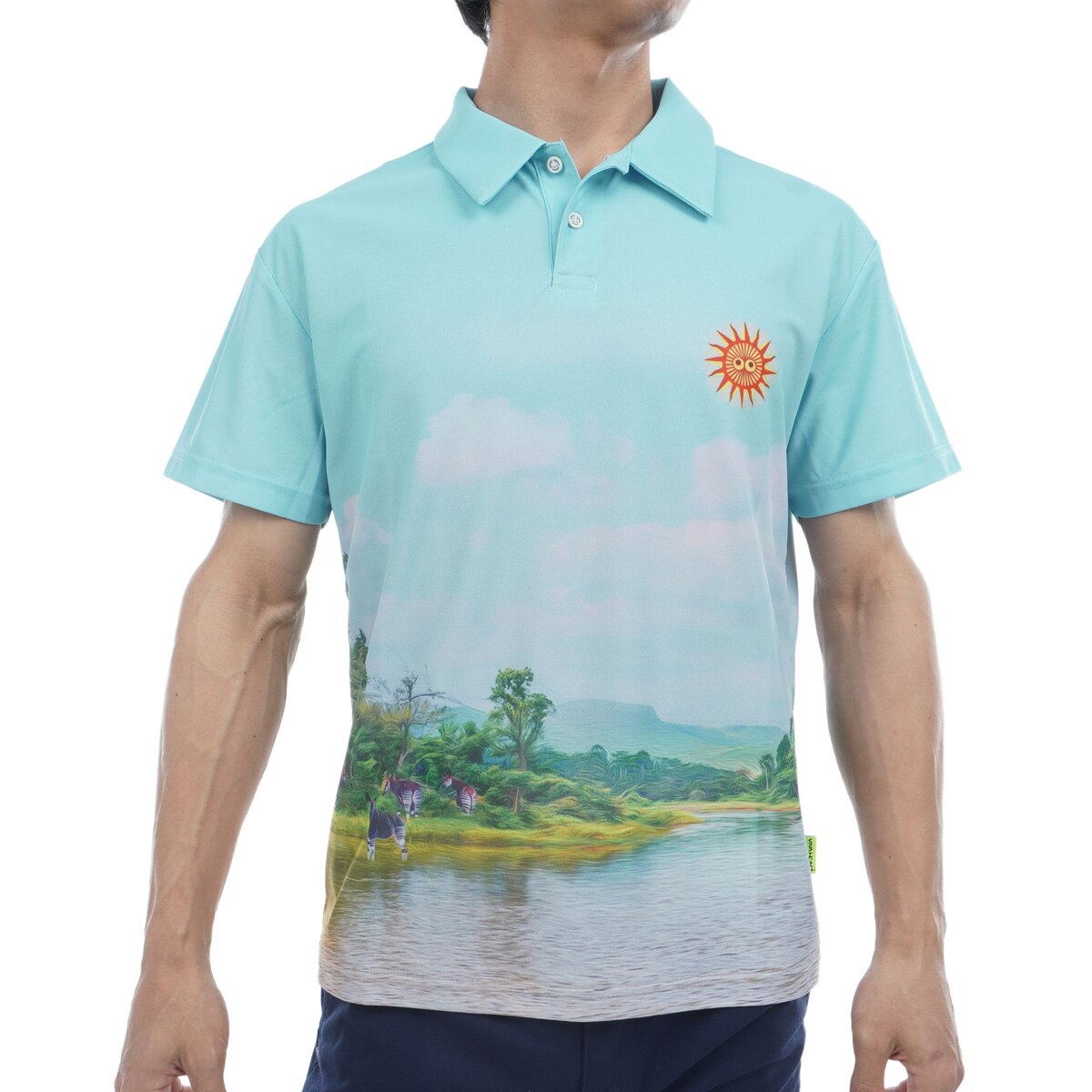 【新品】ビバハート ゴルフウェア ポロシャツ 刺繍ロゴ入り 白×メッシュ切り替え 新品】ビバハート ゴルフウェア ポロシャツ 刺繍ロゴ入り 白