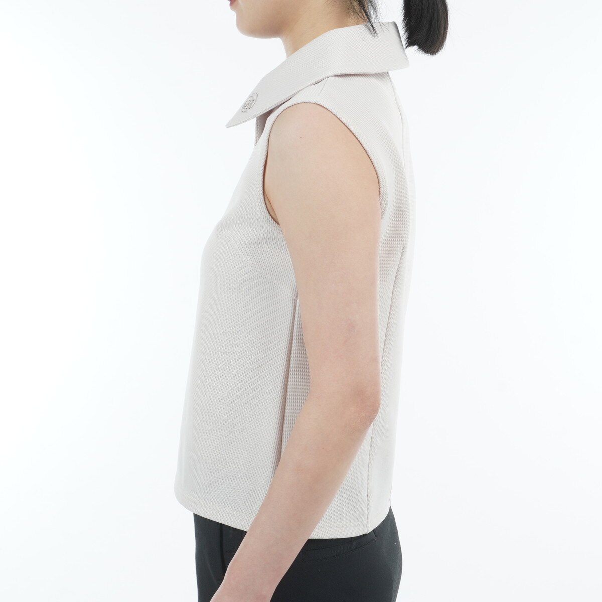 VIVA HEART（ビバハート）ワッフルロールカラーノースリーブ VIVA HEART（ビバハート）ワッフルロールカラーノースリーブ