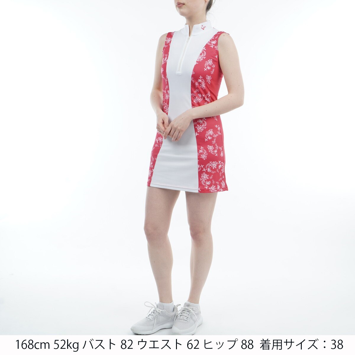 ビバハート　VIVA HEART　ボタニカル鹿の子ノースリーブワンピース　レディス ボタニカル鹿の子ノースリーブワンピース レディス(ワンピース)|VIVA