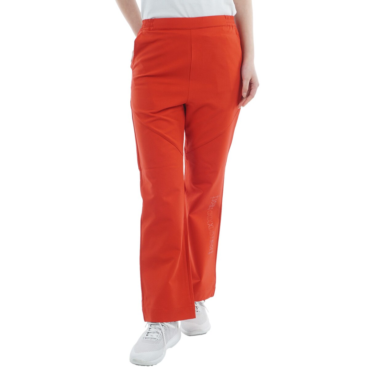 【未使用】VIVA HEART　センタープレス ストレッチパンツ　82　コーラル 未使用】VIVA HEART センタープレス ストレッチパンツ 82 コーラル 未