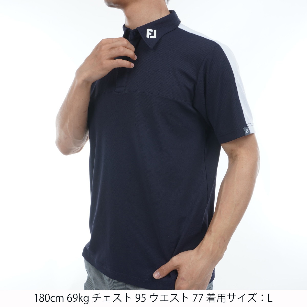 セール・アウトレット】ストレッチ 半袖ハーフジップポロシャツ(半袖