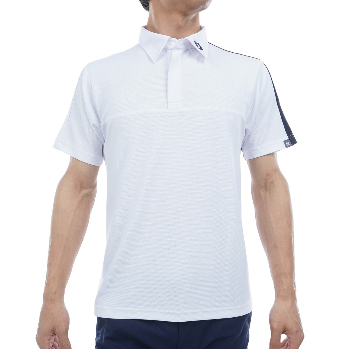 セール・アウトレット】ストレッチ 半袖ハーフジップポロシャツ(半袖