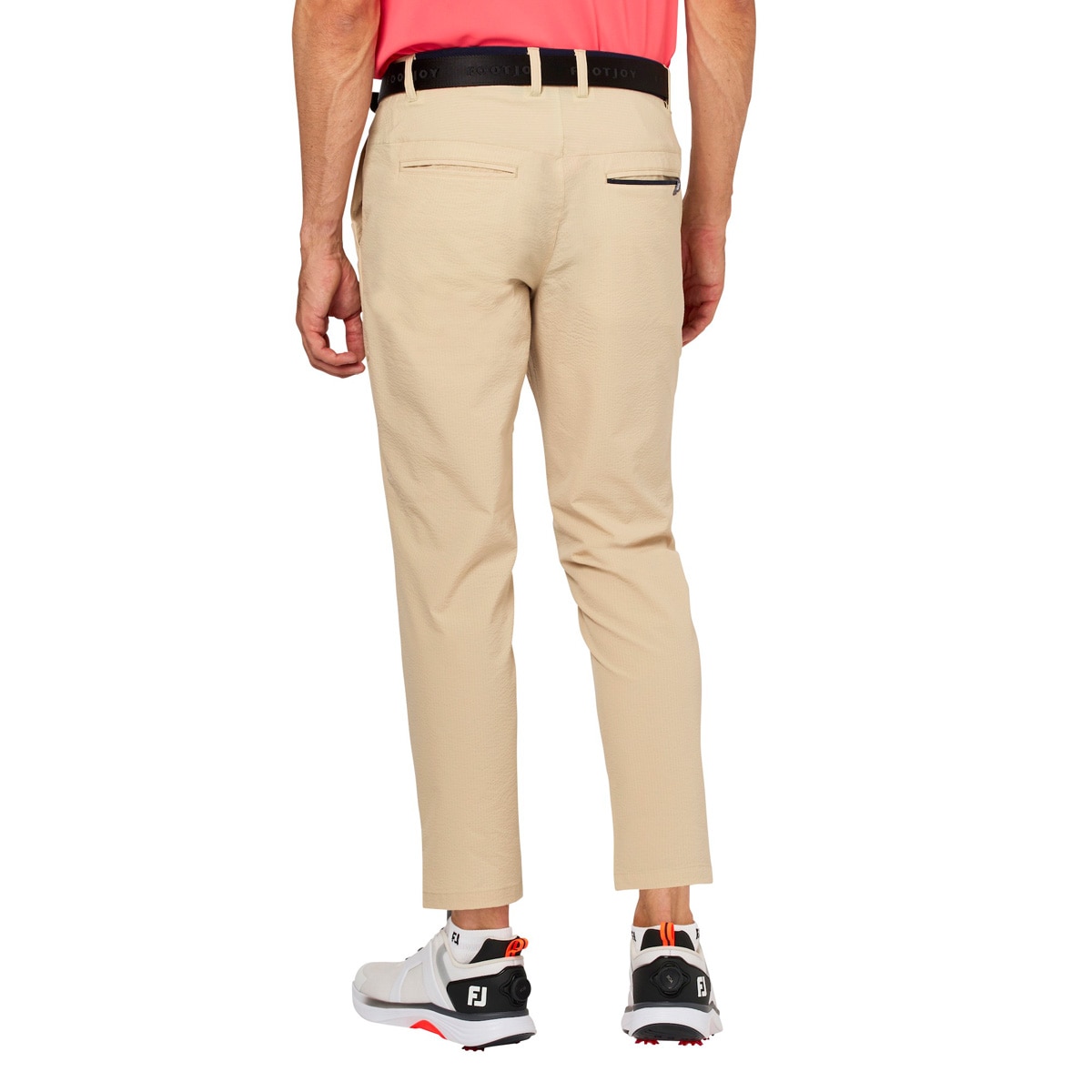 セール・アウトレット】シアサッカーストレッチ アンクルパンツ(ロング