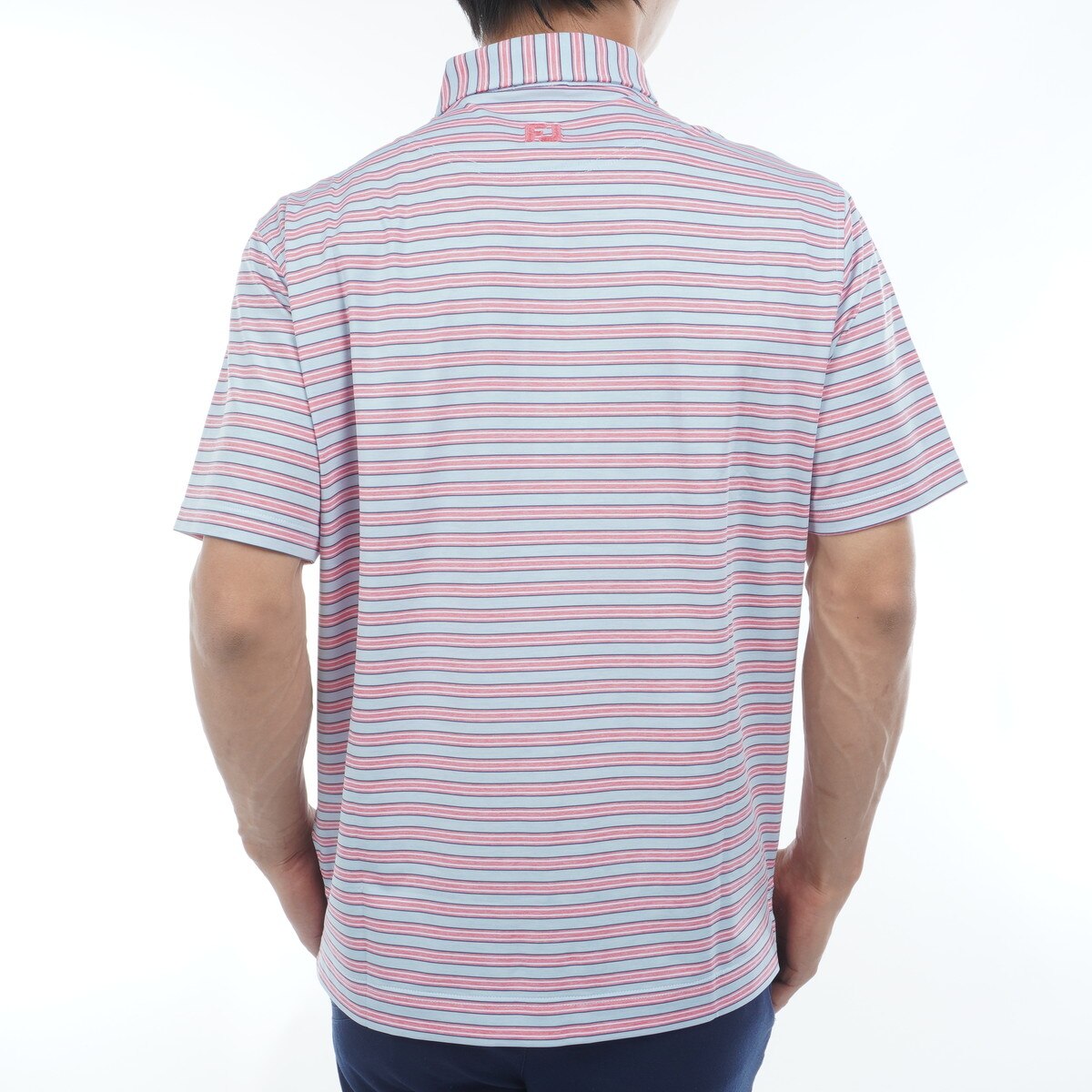 FOOTJOY(フットジョイ) ストレッチ スリーブストライプ半袖ポロシャツ FJ-S17-S64 (バイオレット)Ｌ フットジョイ] ゴルフ ポイントカラー半袖ポロ レディース ストレッチ