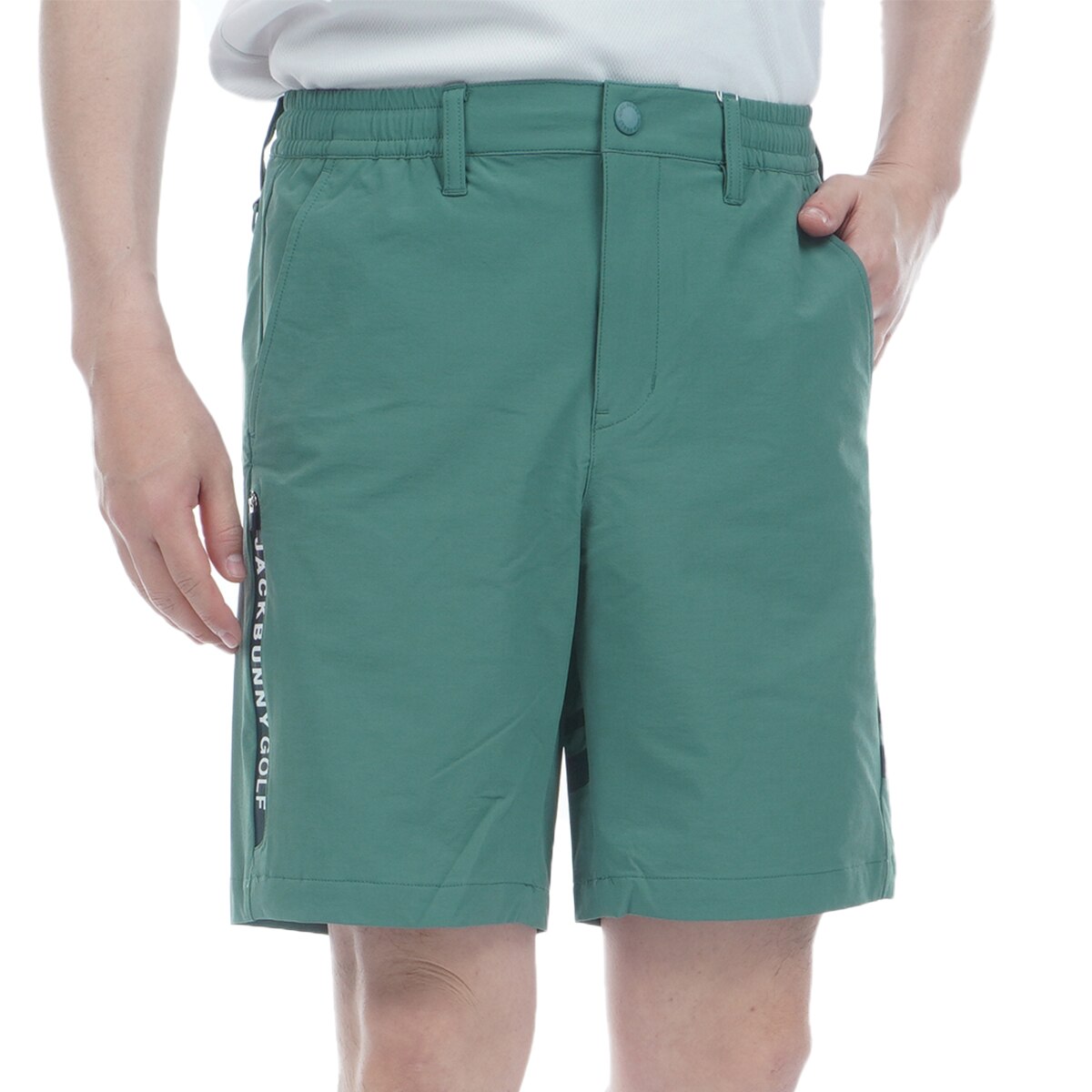 新品　ジャックバニー　ハーフパンツ　ショートパンツ　ブラック　ストレッチ　5 新品 ジャックバニー ハーフパンツ ショートパンツ ブラック