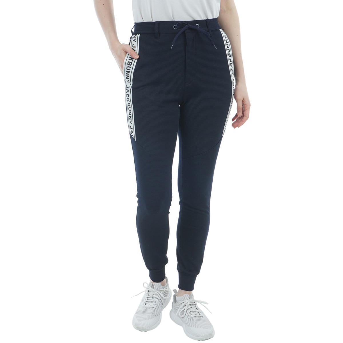 セール・アウトレット】先染めベアポップコーン ジョガーパンツ