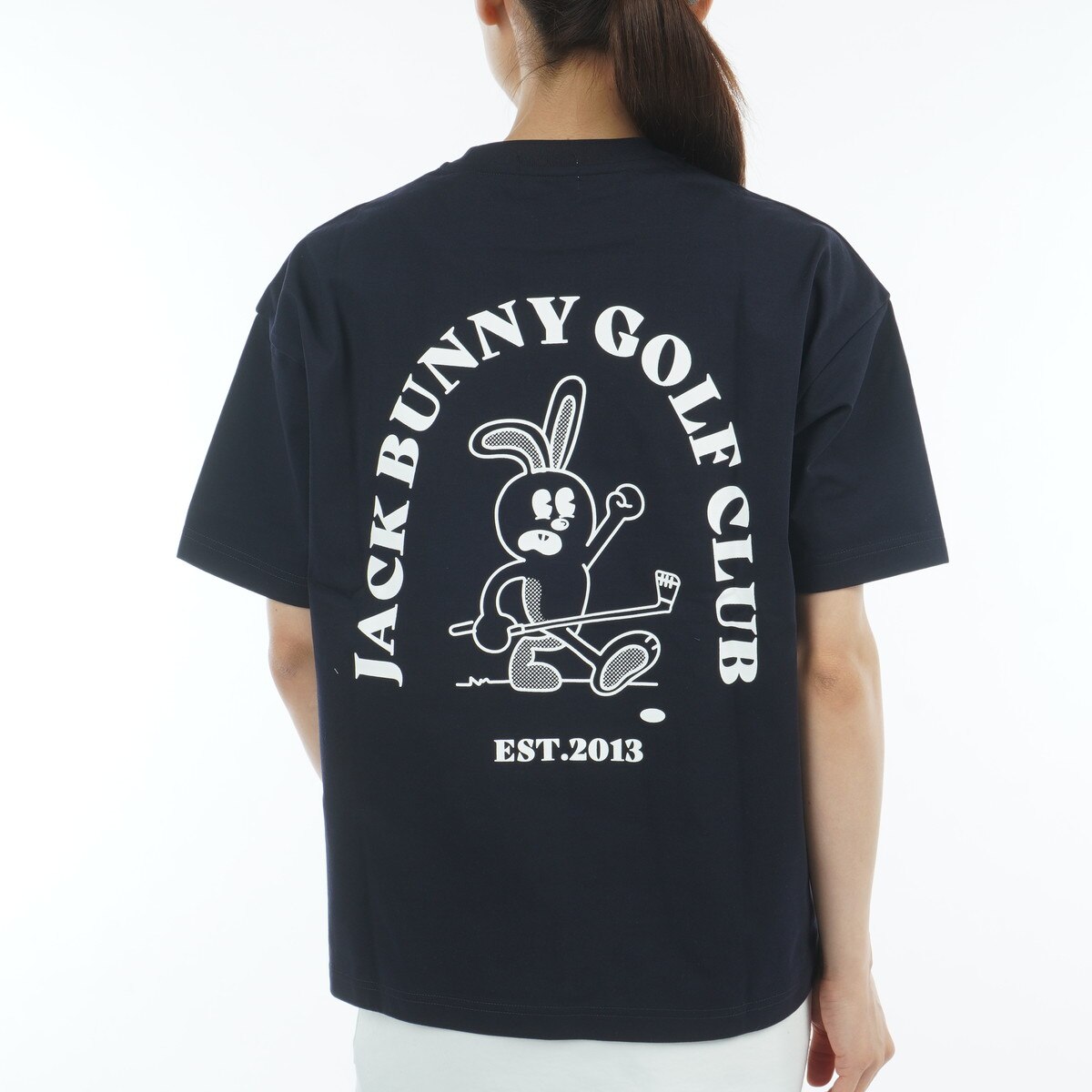 値下げ【美品】Jack Bunny 長袖ポロシャツ （ネイビー） Jack Bunny!! ネイビー ポロシャツ - メルカリ