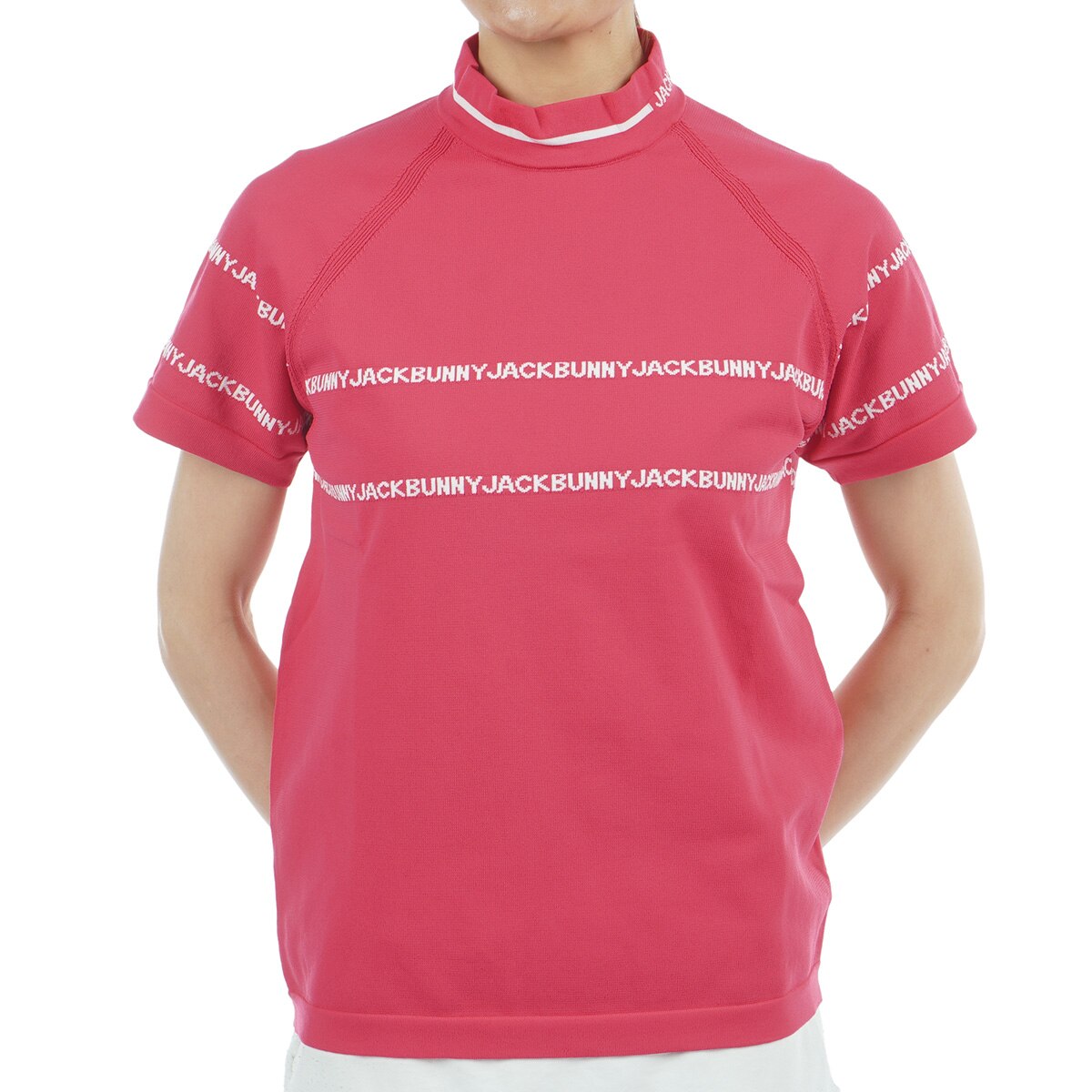 セール・アウトレット】リサイクルポリエステル モックネック半袖