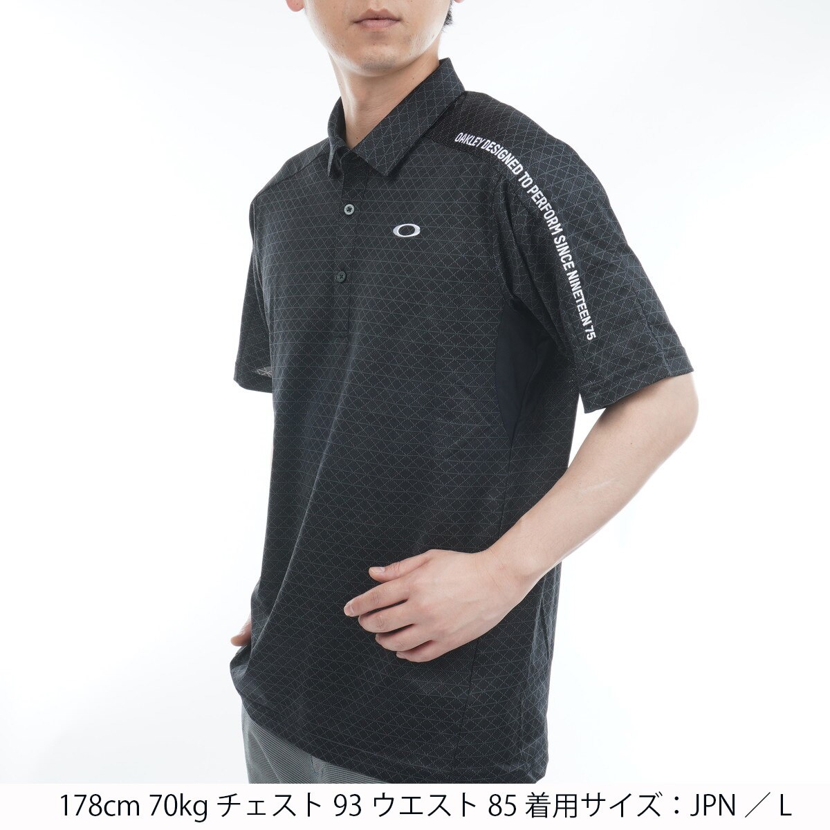 OAKLEY TECH COLD ジャカード 半袖ポロシャツ(半袖シャツ