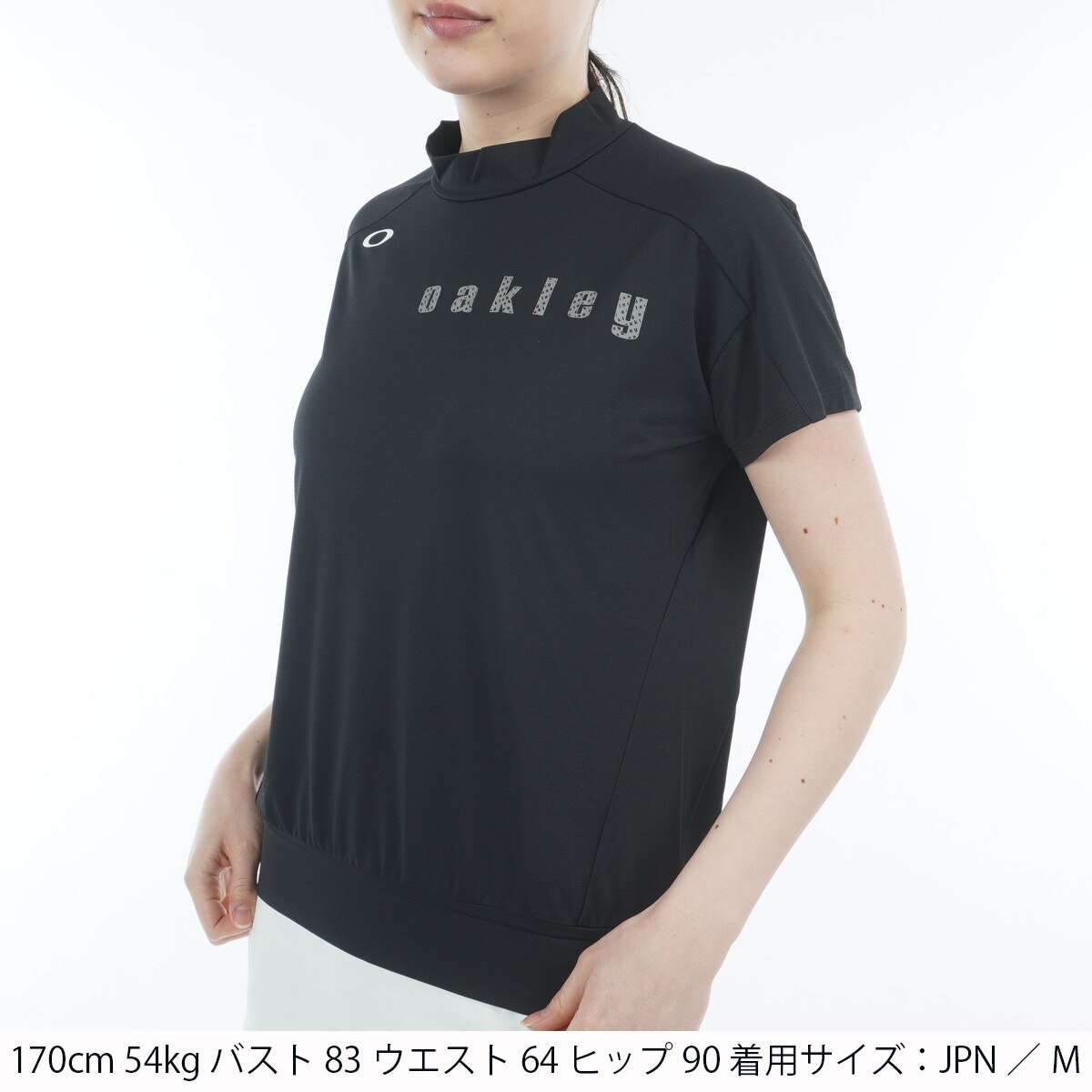 ELEVATE SQUEEZE HEM モックネック半袖シャツ レディス(半袖シャツ