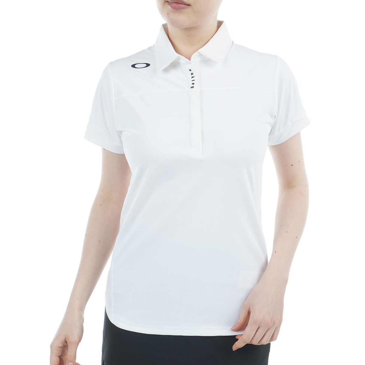 ELEVATE SLEEK ストライプ 半袖ポロシャツ レディス(半袖シャツ