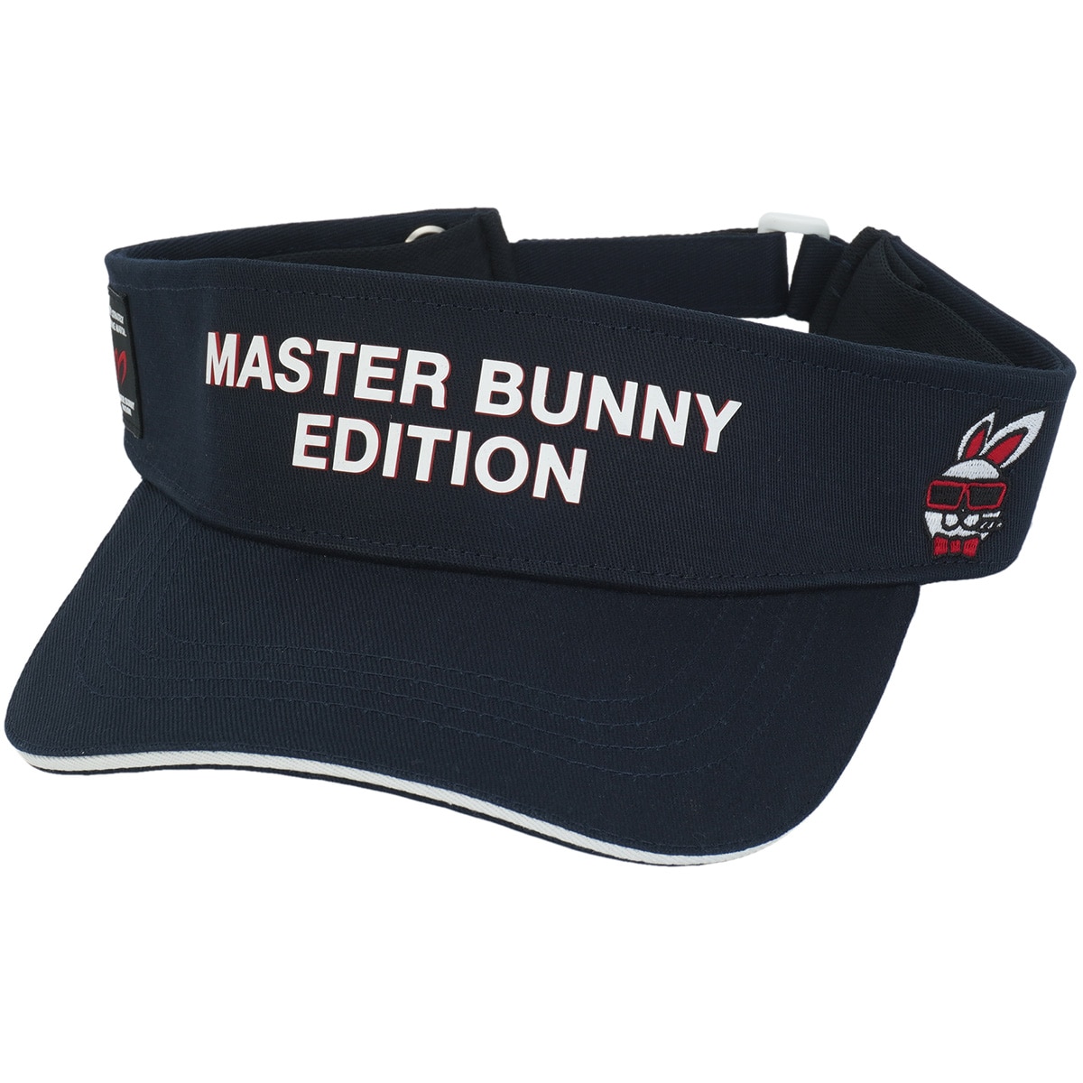 マスターバニーエディション　ゴルフ　サンバイザー　黒 中古 マスターバニーエディション MASTER BUNNY EDITION サン