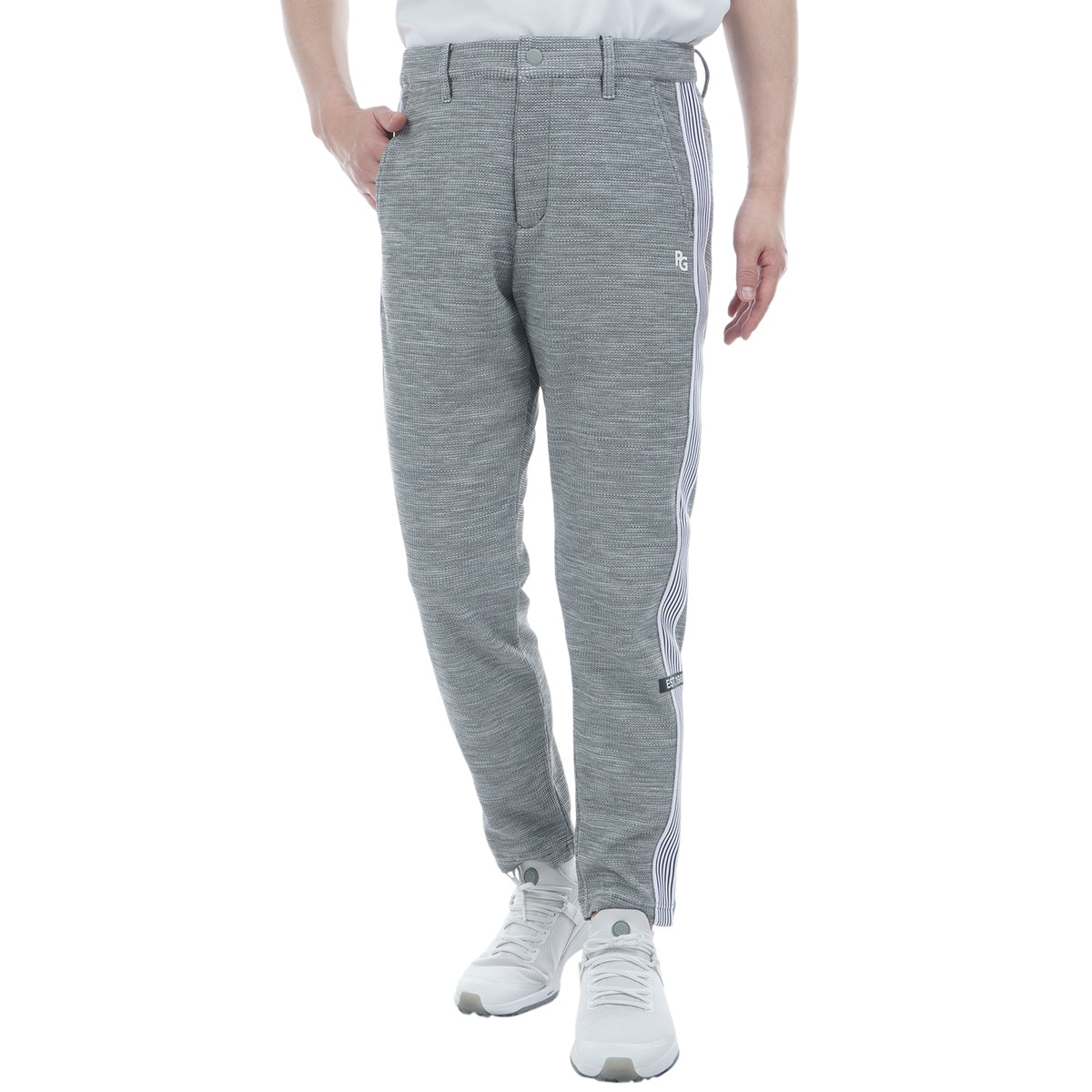 杢ワッフル ストレッチ ノータックパンツ(ロングパンツ)|PEARLY GATES