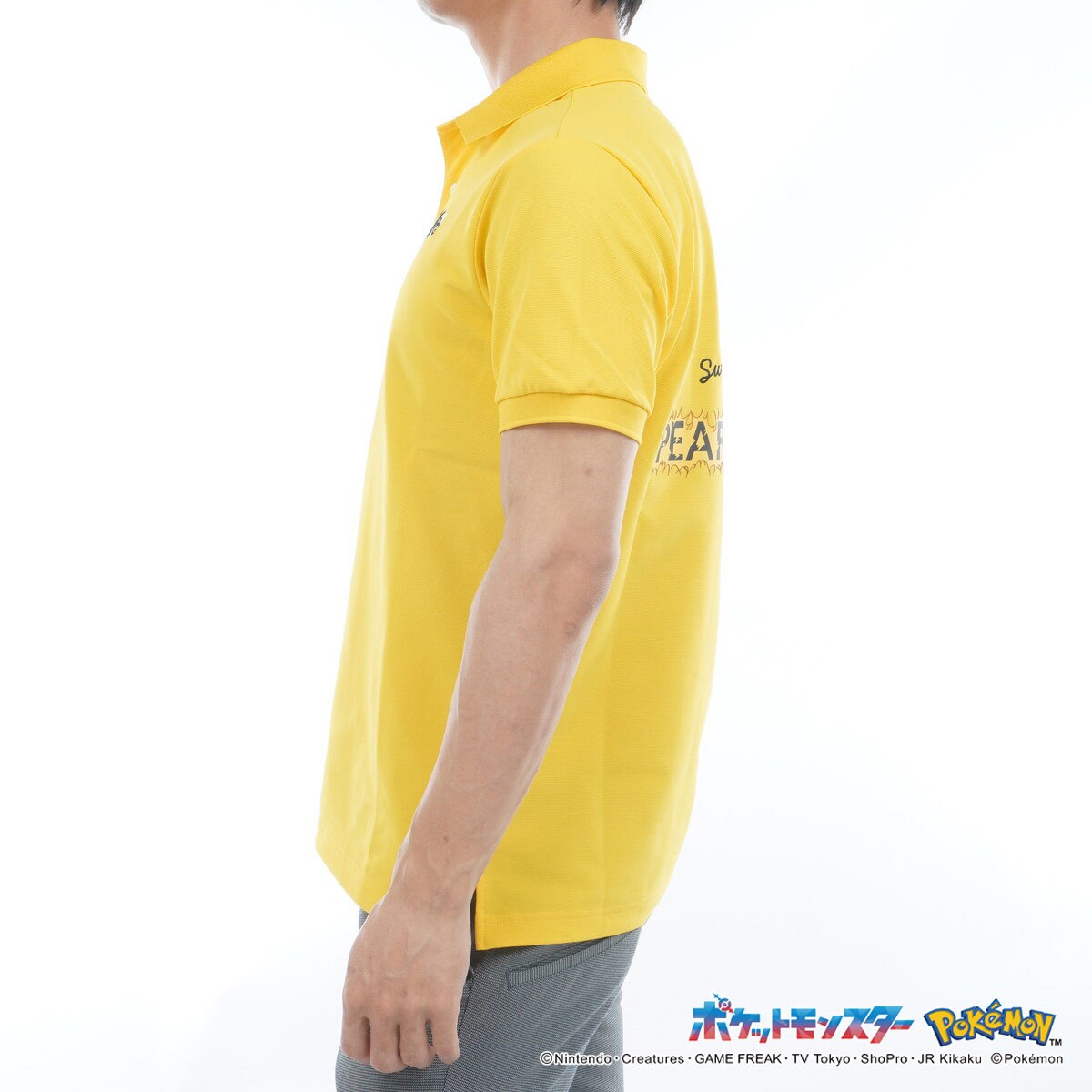 ポケモン ボーダー調鹿の子 半袖ポロシャツ(半袖シャツ・ポロシャツ