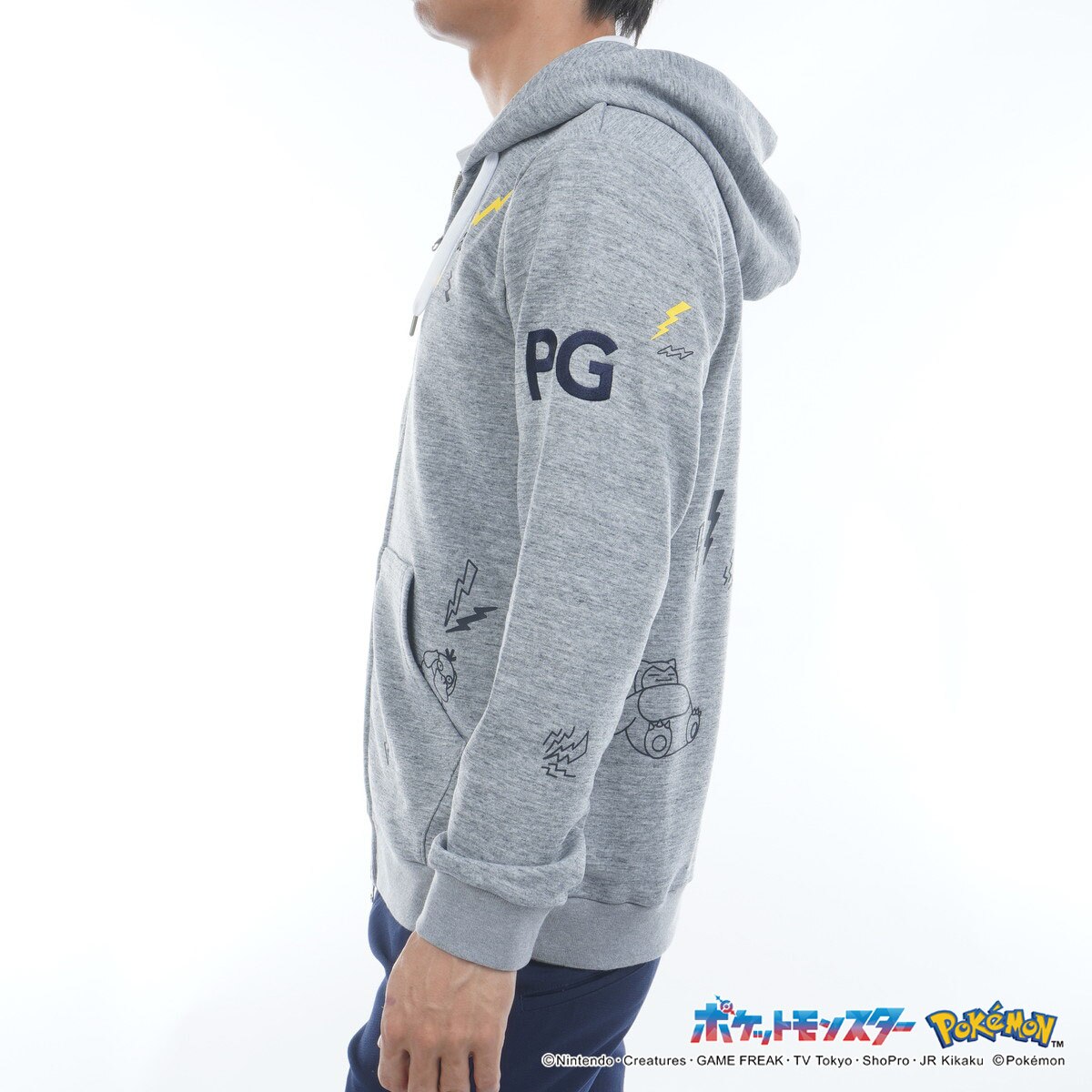 ポケモン 裏毛 長袖スウェットフーディー(中間着(セーター