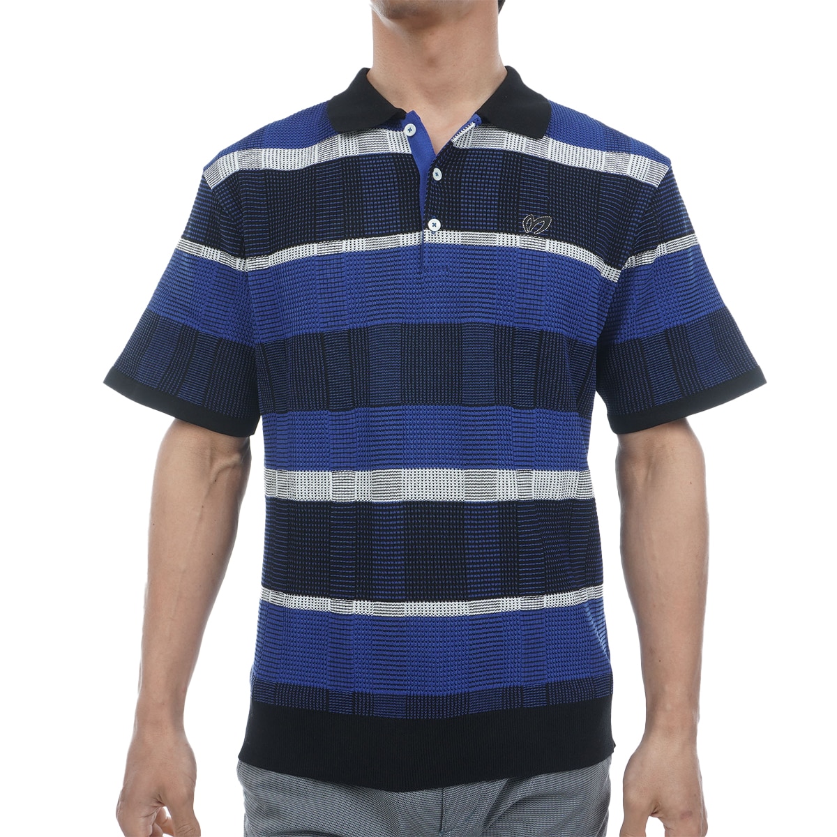 マスターバニー　半袖ニット ドット半袖ハイネックカットソー | MASTER BUNNY EDITION