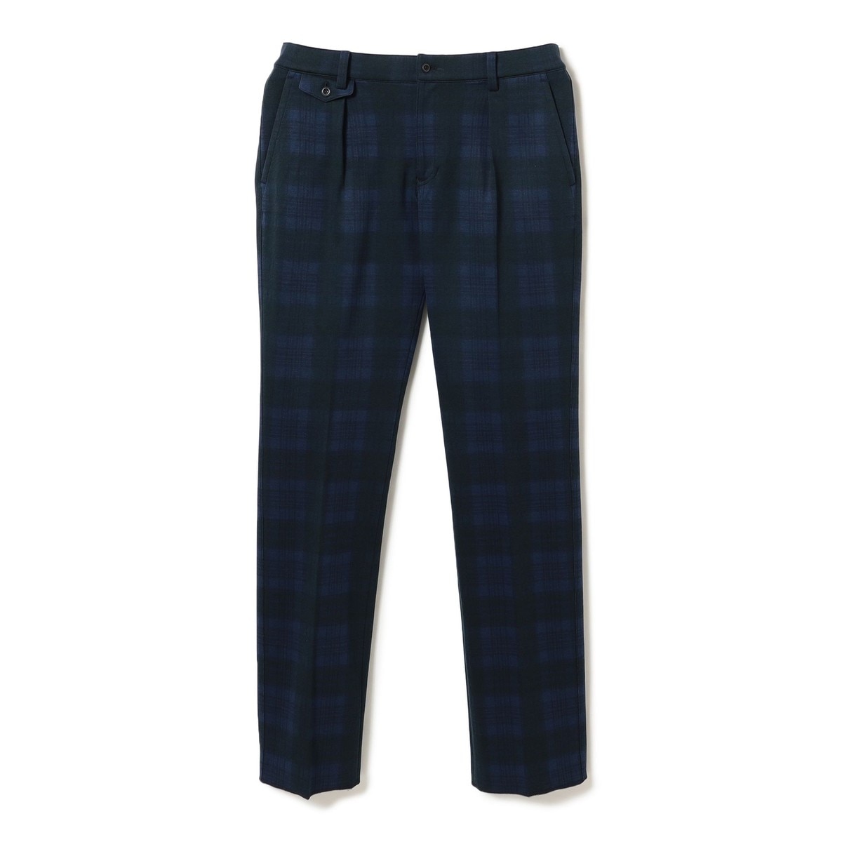 BEAMS GOLF /チェックエンボス クロップドパンツL size ブラック PURPLE LABEL ジャカードチェック パンツ(ロングパンツ)|BEAMS