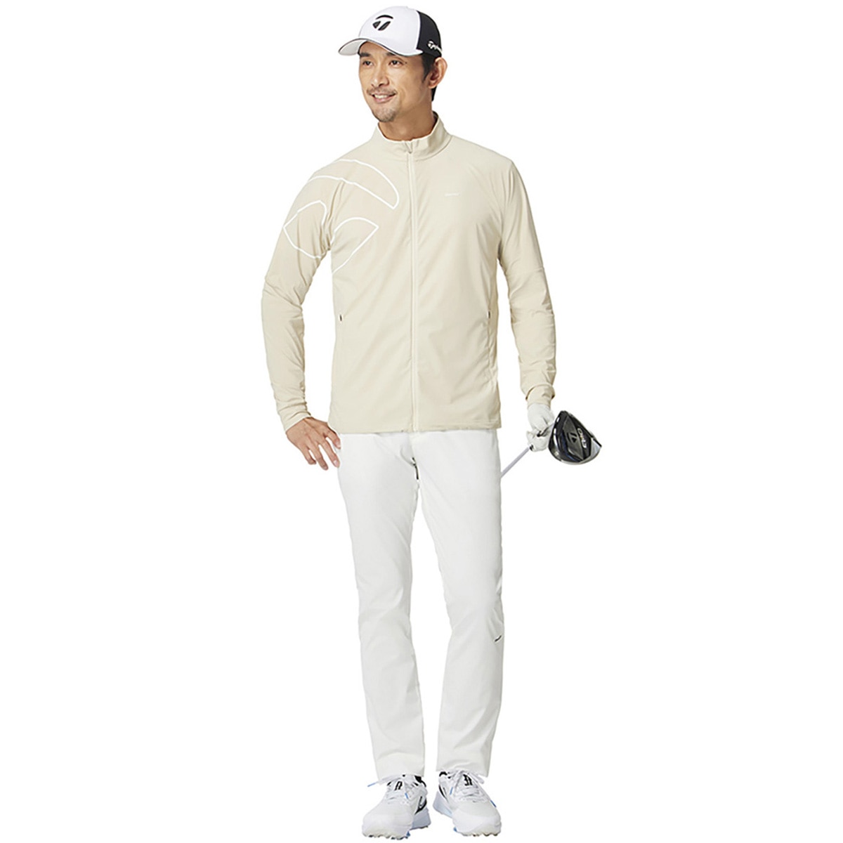 【新品タグ付き】TaylorMade ストレッチ クーリングジャケット M ストレッチ クーリングジャケット(アウター(ブルゾン、ウインド