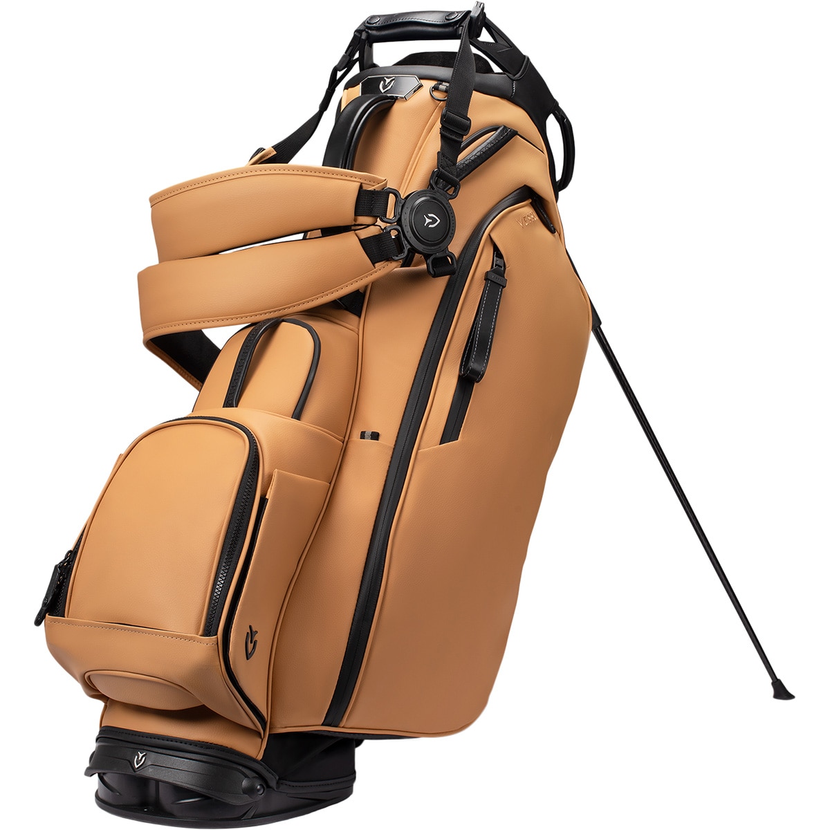 VESSEL プレイヤースタンド キャディバッグ 8.5型ダブルストラップ 美品 VESSEL（スポーツ） ベゼル 8.5型 スタンドバッグ Player 4.0