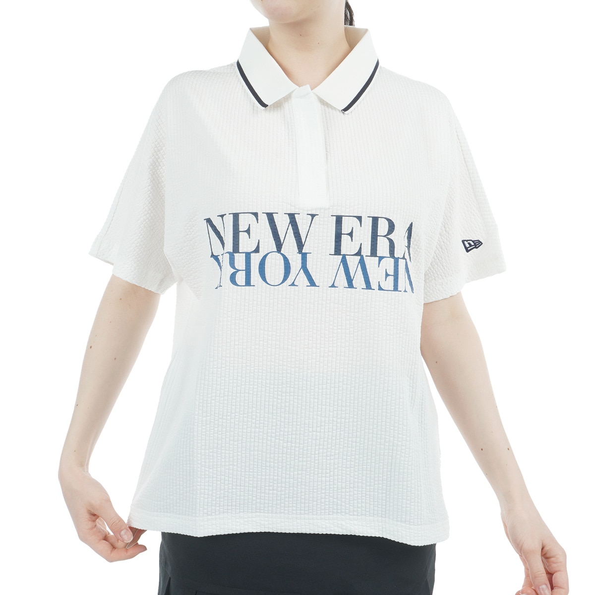 GFW PL ストレッチ シアサッカー スキッパー半袖シャツ レディス(半袖