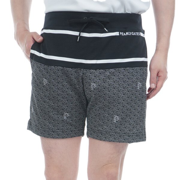 パーリーゲイツ パンツ 半ズボン （ダンボール ロゴパネル柄ショート 