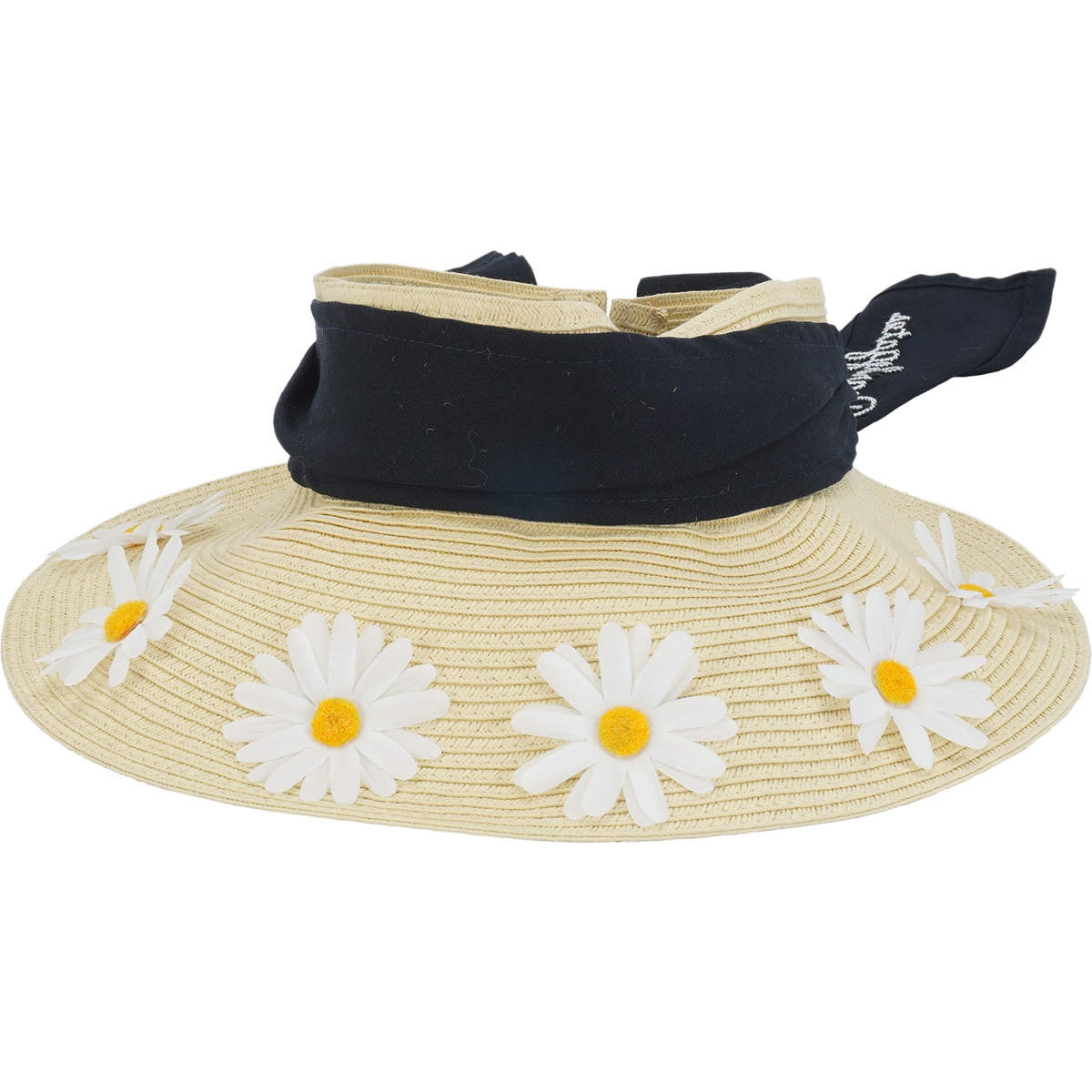 セール・アウトレット】フラワーモチーフ ブレードサンバイザー