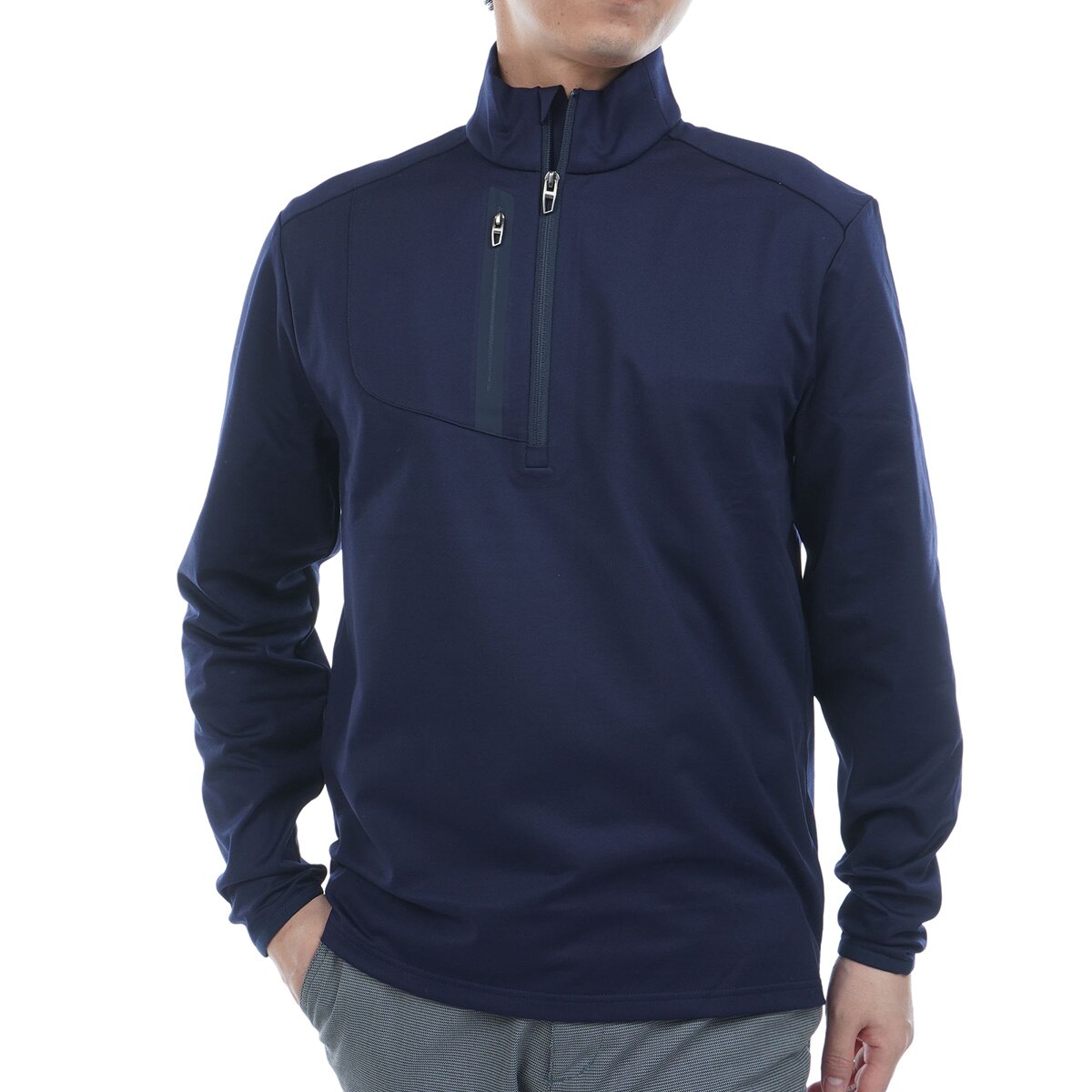 RLX クラシック フィット ストレッチ ジャージー プルオーバー(中間着