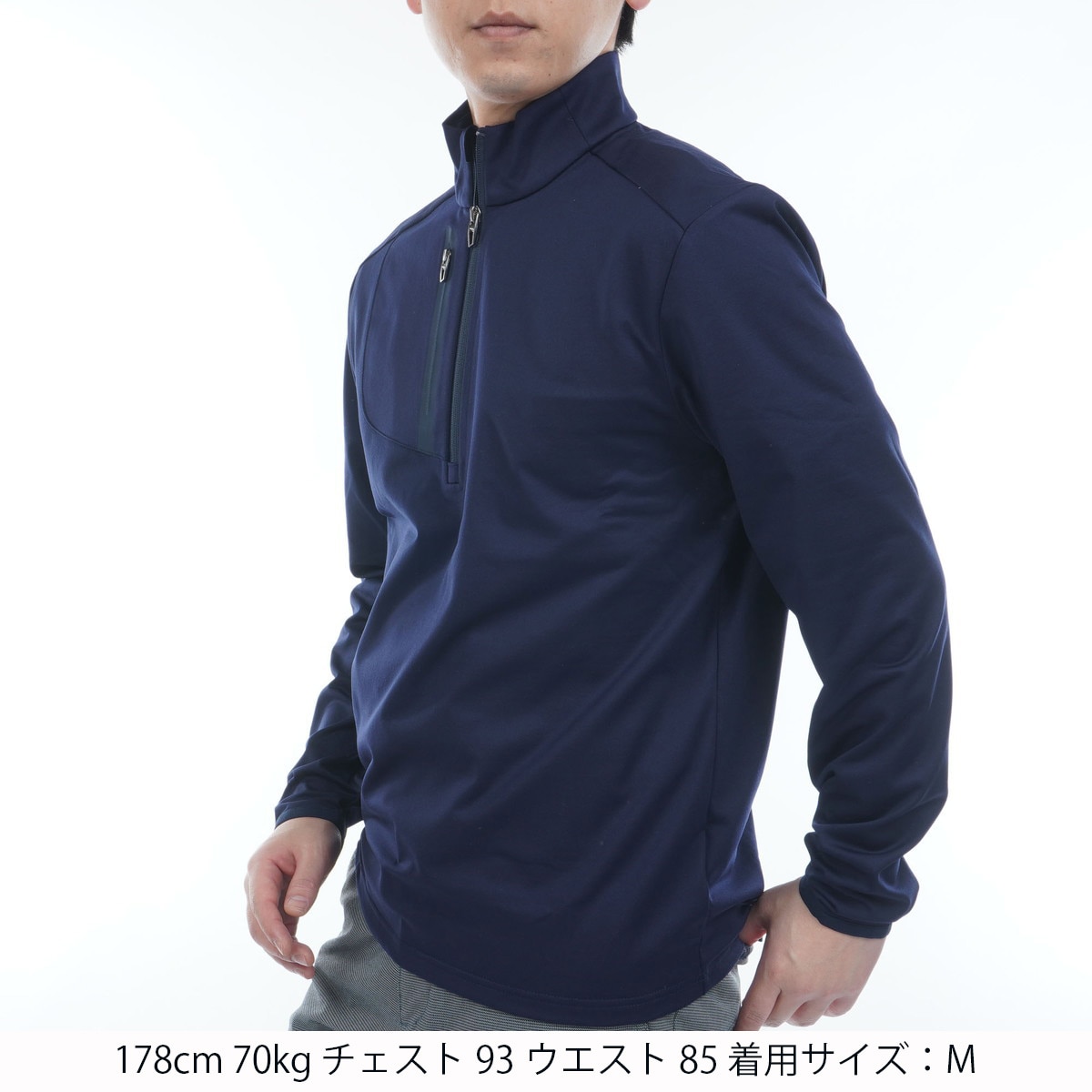 RLX ラルフローレン ゴルフ クラシック フィット プルオーバー M ネイビー ラルフ ローレン RLX GOLF クラシック フィット ストレッチ ジャージー