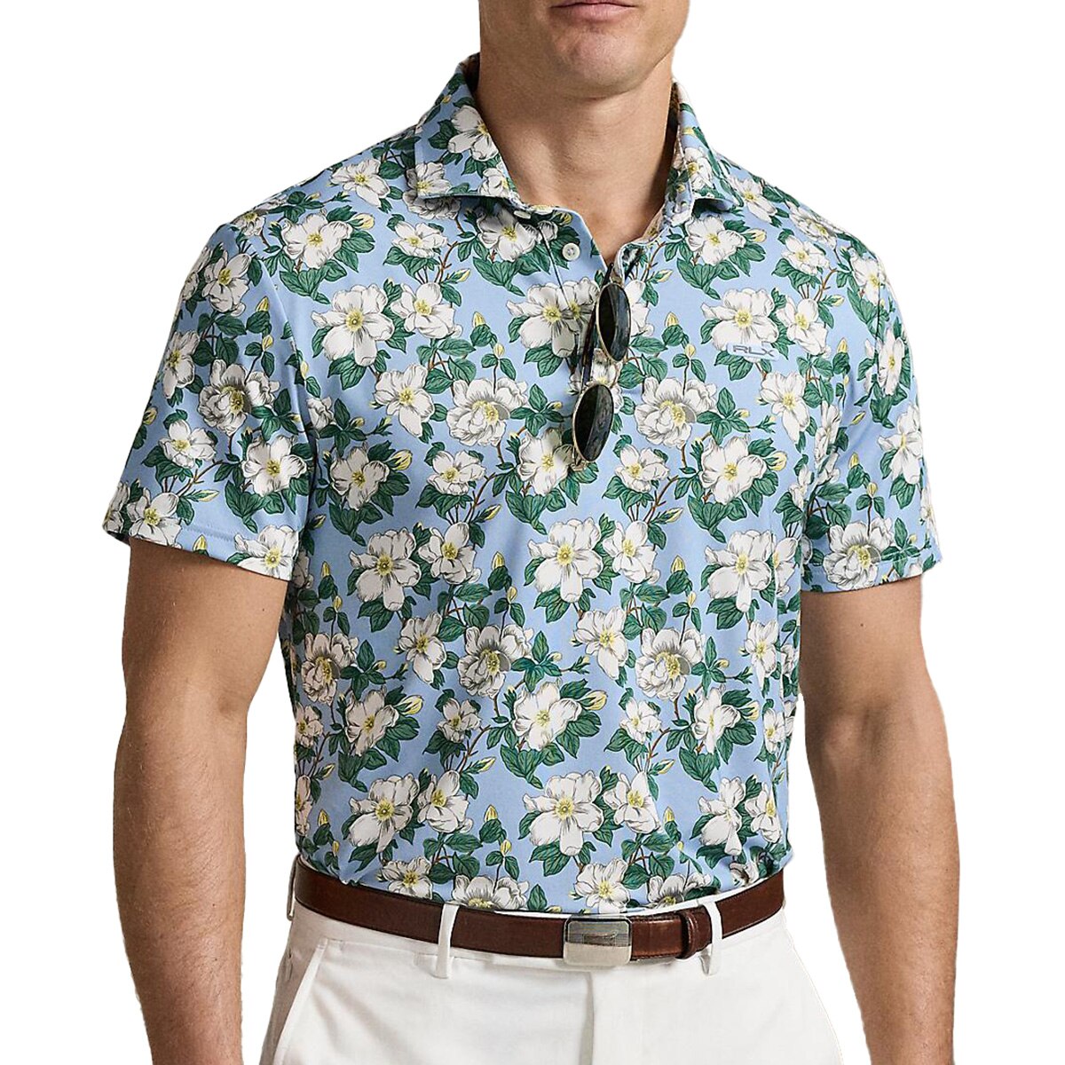 マ*ト様 レアpoloラルフローレンゴルフ総柄ポロシャツ19921993 POLO RALPH LAUREN ポロゴルフ ラルフローレン 半袖ポロシャツ