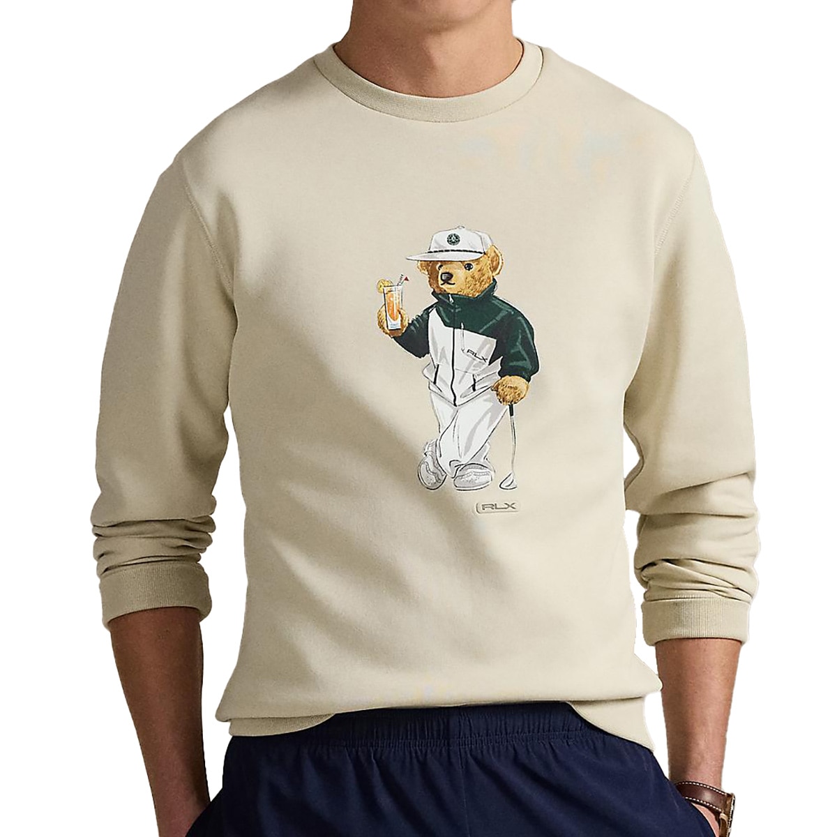 新品タグ付き！ラルフローレン　スウェットTシャツ POLO RALPH LAUREN / ポロ ラルフ ローレン ダブルニット スウェット