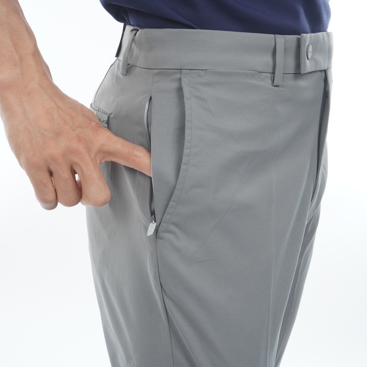 ラルフローレン ゴルフパンツ 90s ビッグシルエット W35 ブルーグレー ラルフローレン ゴルフパンツ 90s ビッグシルエット W35 ブルー