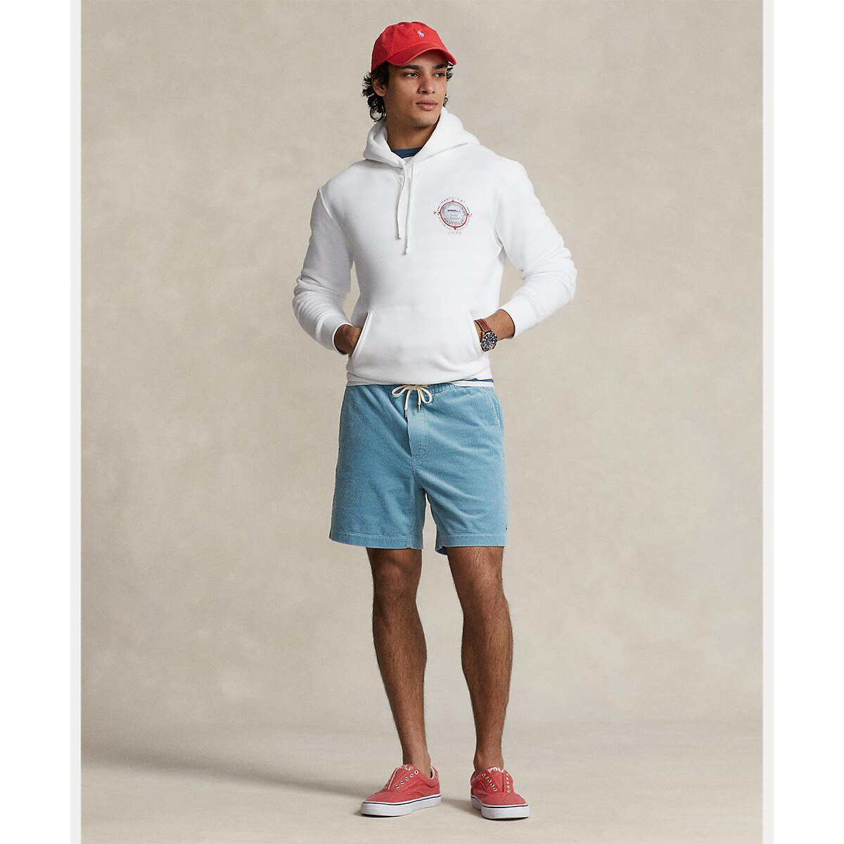 6インチ Polo プレップスター コーデュロイ ショートパンツ(ハーフ