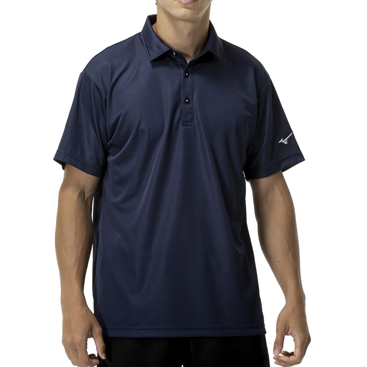 値下げしました　新品　定価10890円　ミズノ　ネイビー　ポロシャツ　L ゴルフ MIZUNO ミズノ公式 ポロシャツ ユニセックス サーフブルー