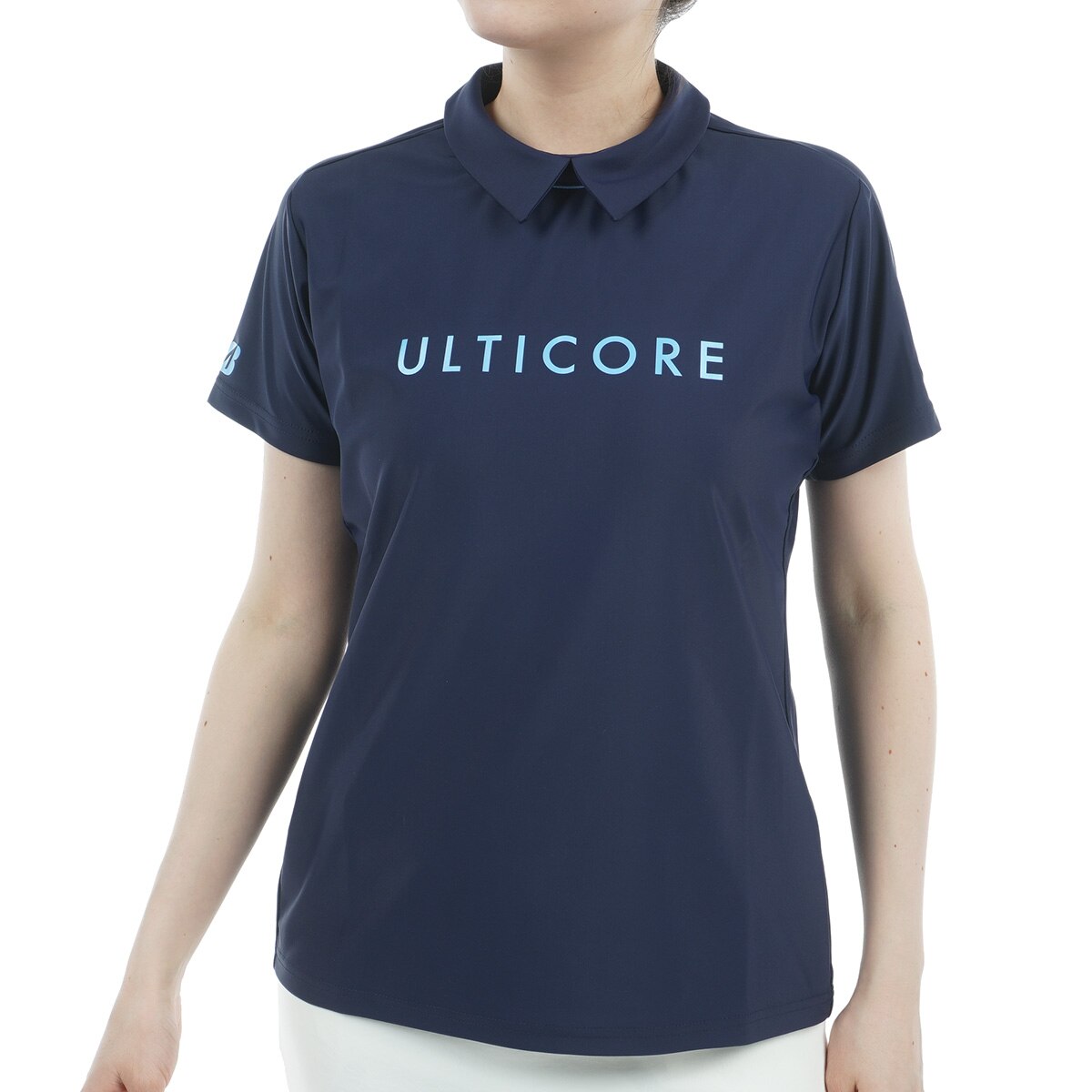 【レディス Lサイズ ブリヂストンゴルフ ULTICORE 半袖シャツ】 BRIDGESTONE ブリヂストンゴルフ アルティコア 半袖シャツ ロゴ