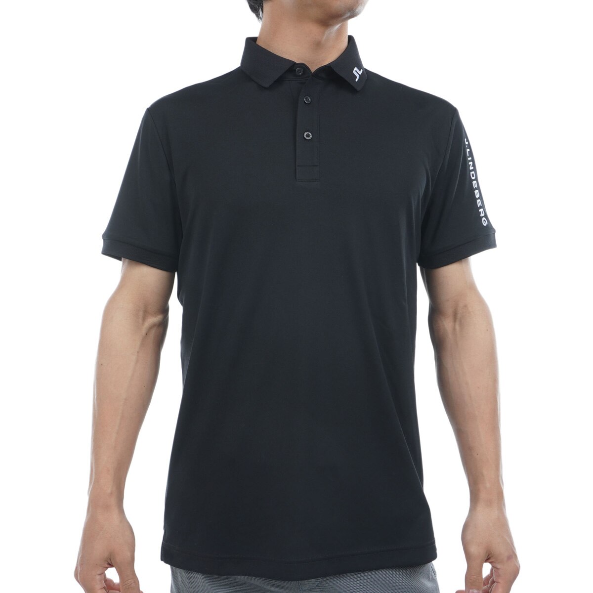 J.LINDEBERG ジェイリンドバーグ ゴルフ 半袖ポロシャツ 黒XXL 新品 J LINDEBERG ゴルフ 半袖ポロシャツ ブラック XXL メンズ