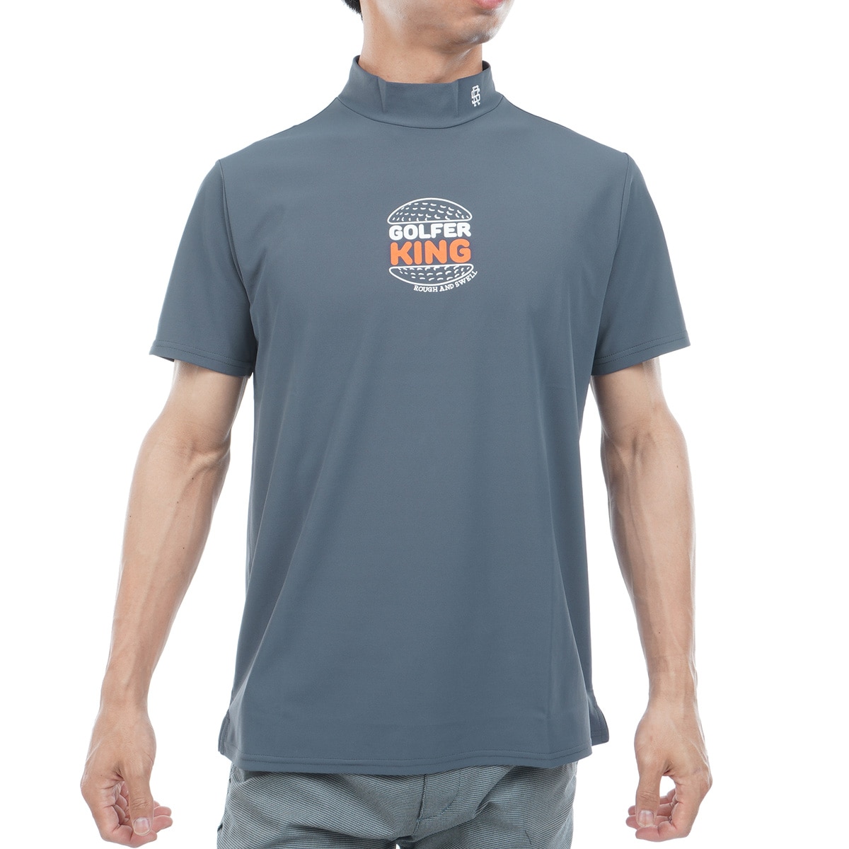 【極美品】ラフアンドスウェル　モックネック　半袖　ゴルフ　レディース　M rough&swell［ラフアンドスウェル］FORCE TOUR ROUGH-NECK